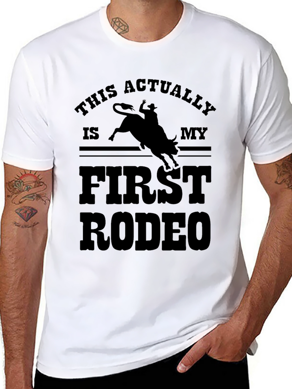 First Rodeo Graphic Tee - Black