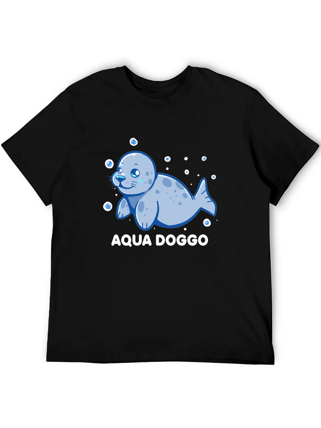 Aqua Doggo T-Shirt - Seal Pup Design