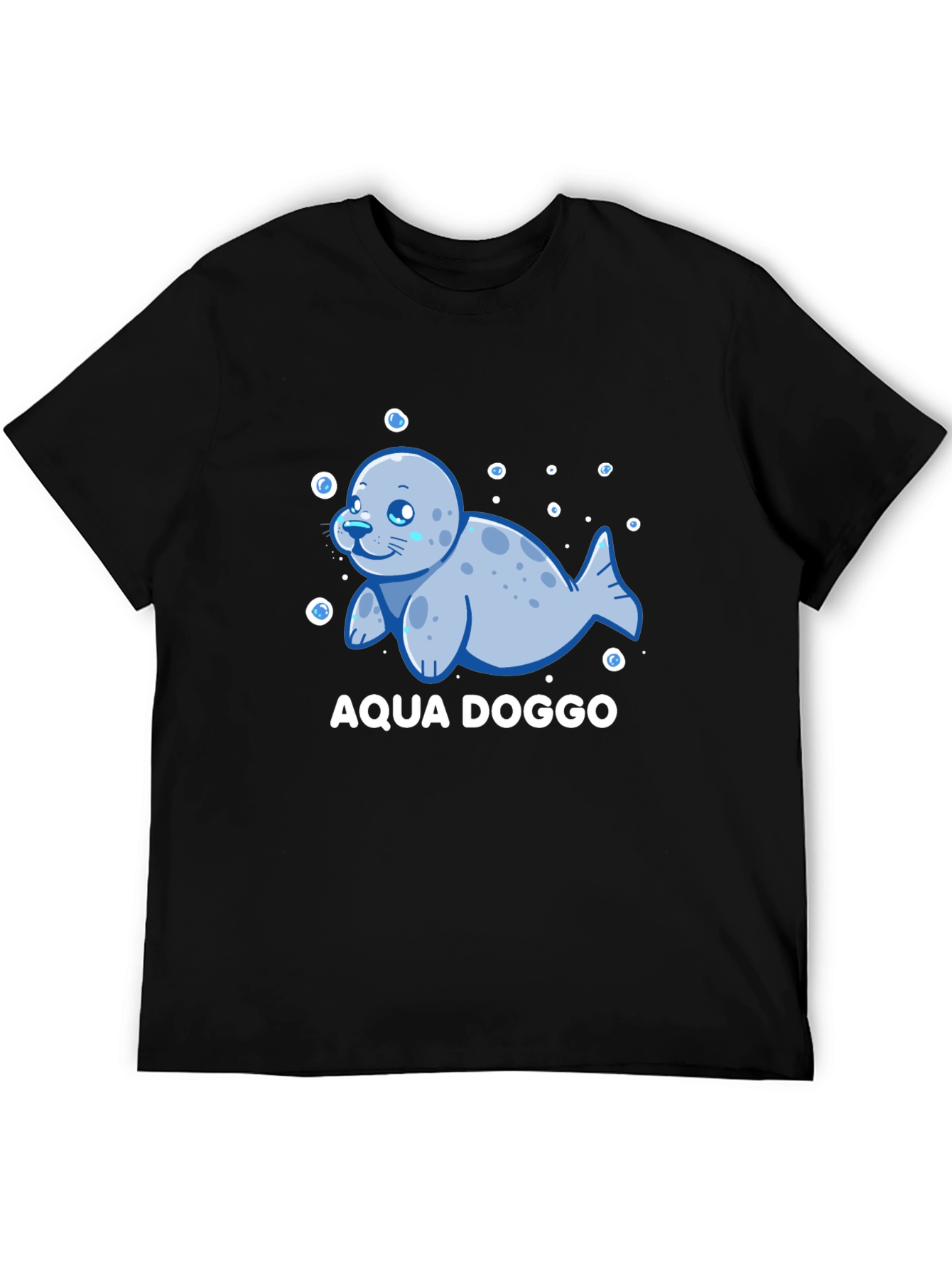 Aqua Doggo T-Shirt - Seal Pup Design