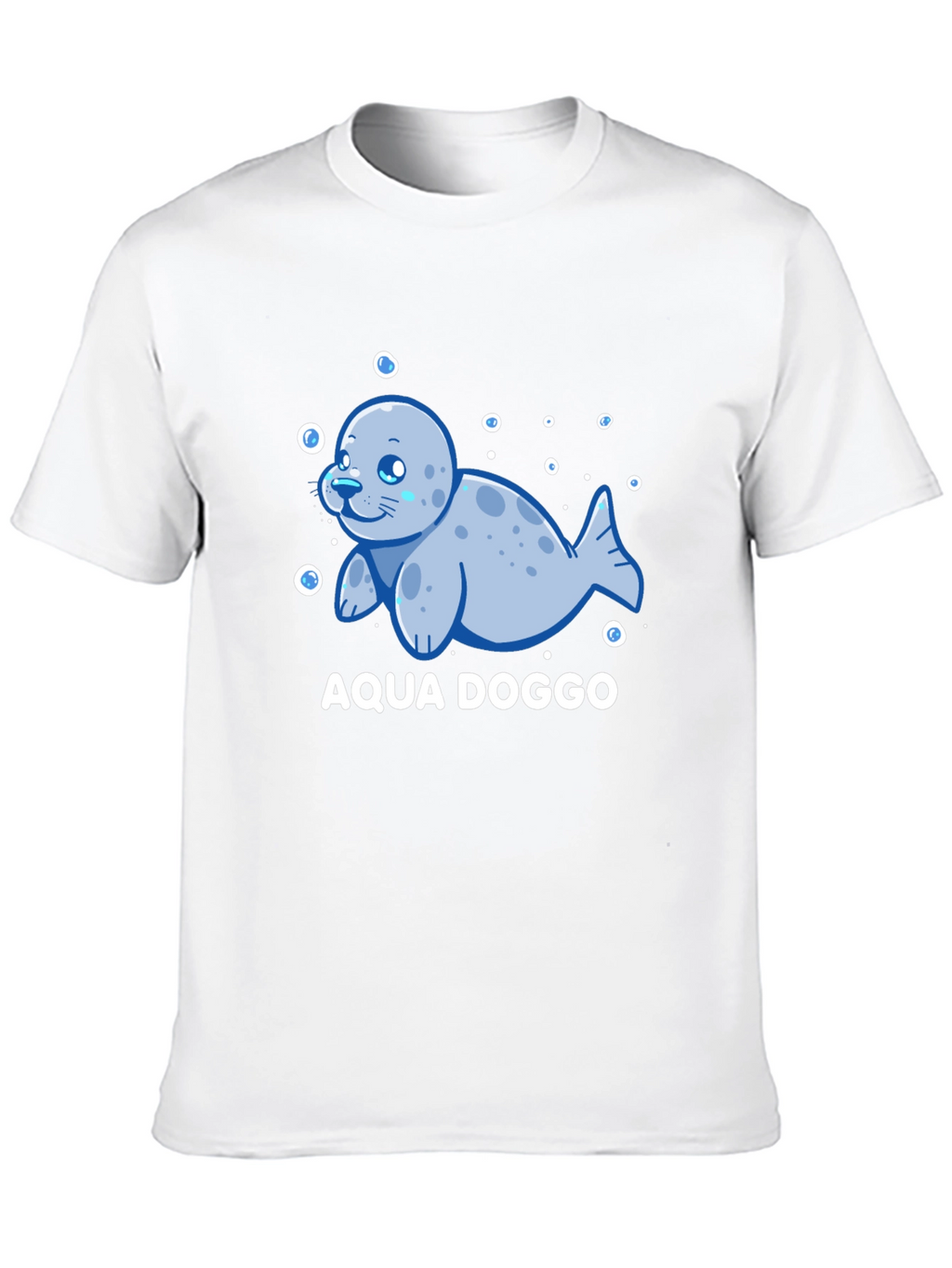 Aqua Doggo T-Shirt - Seal Pup Design