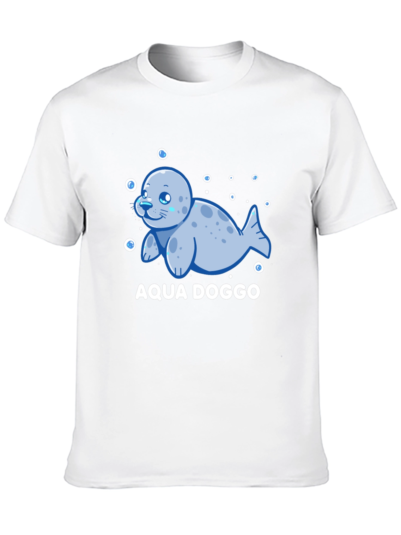 Aqua Doggo T-Shirt - Seal Pup Design
