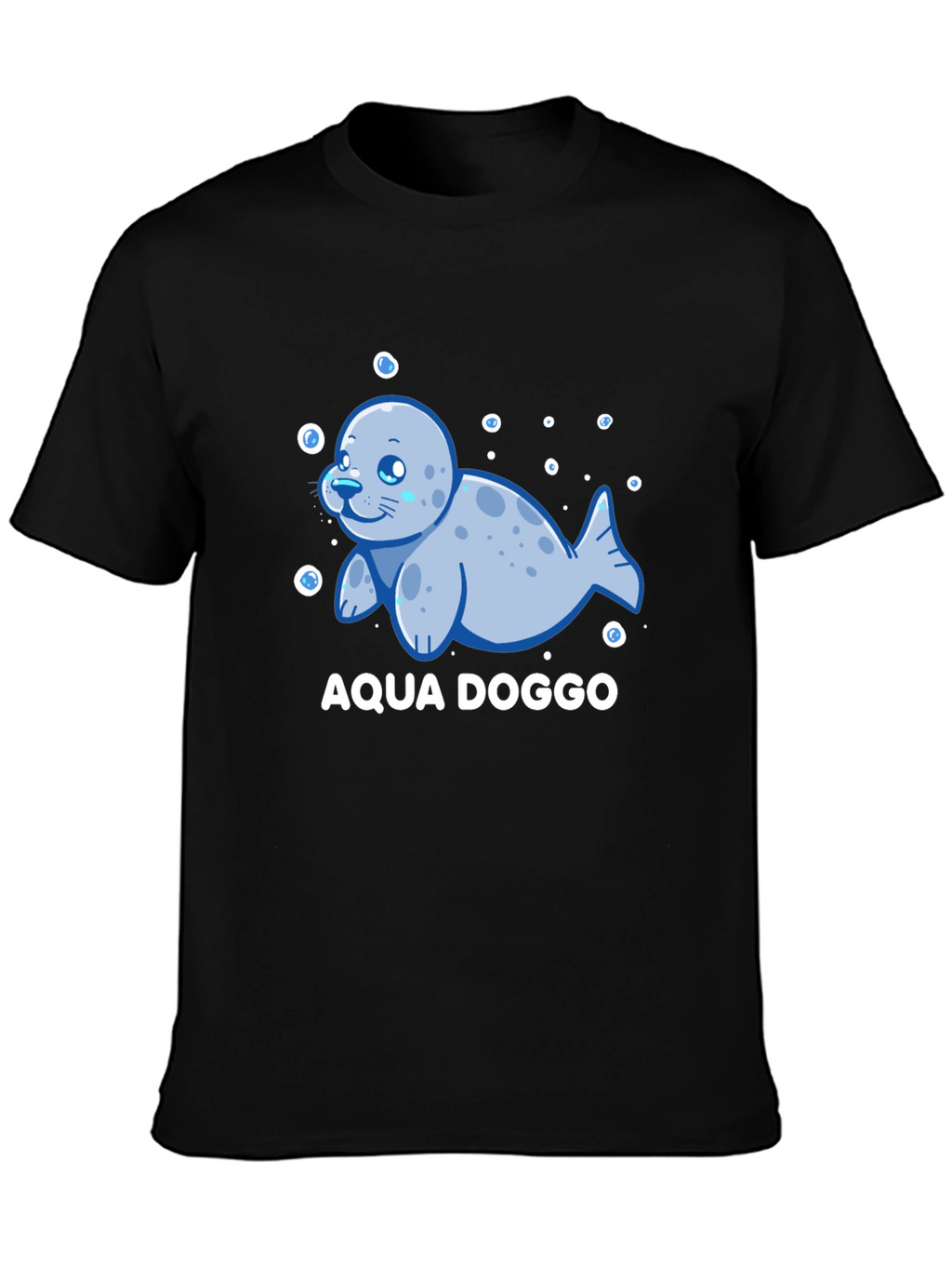 Aqua Doggo T-Shirt - Seal Pup Design