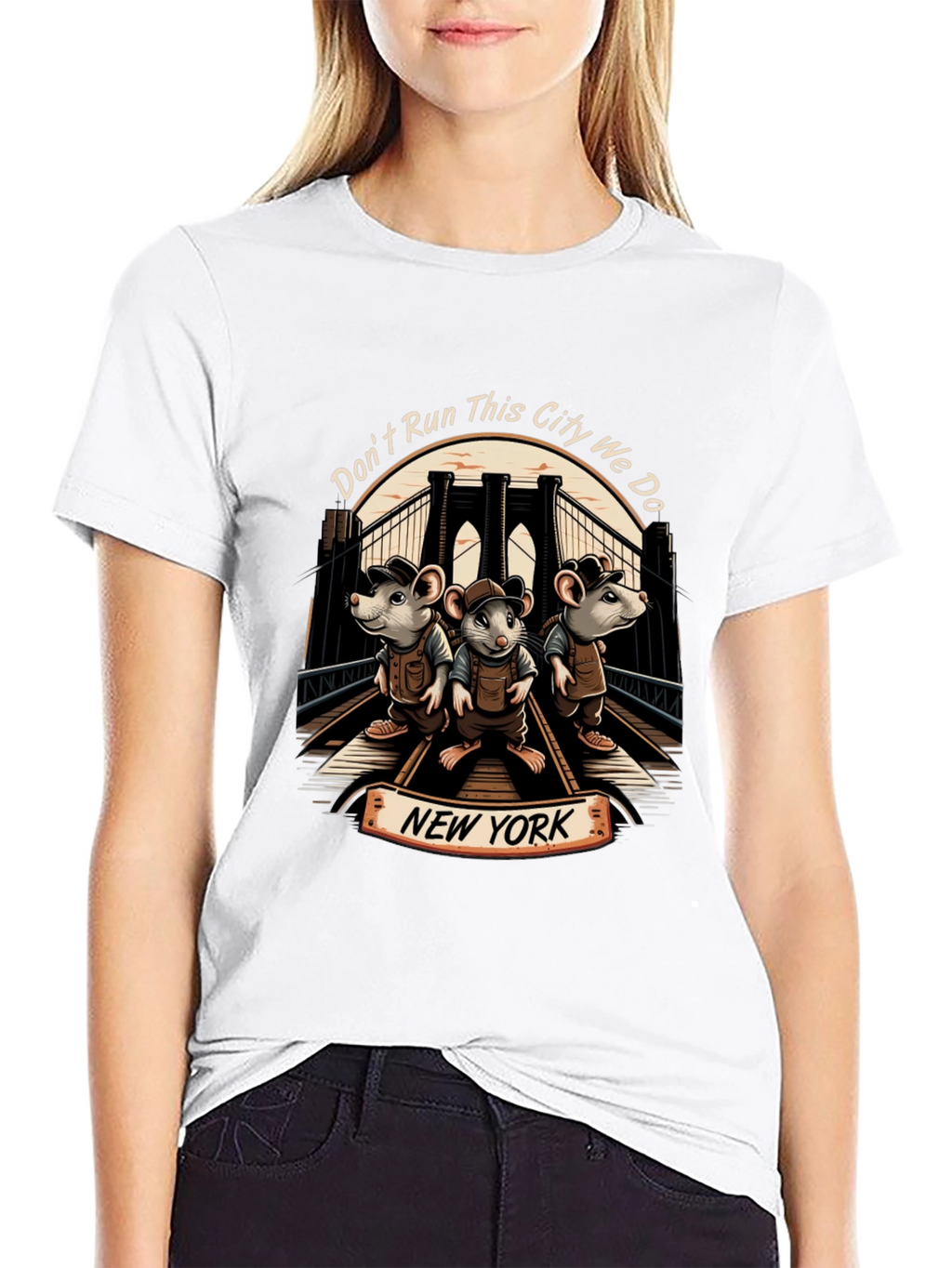 New York Rats Graphic T-Shirt