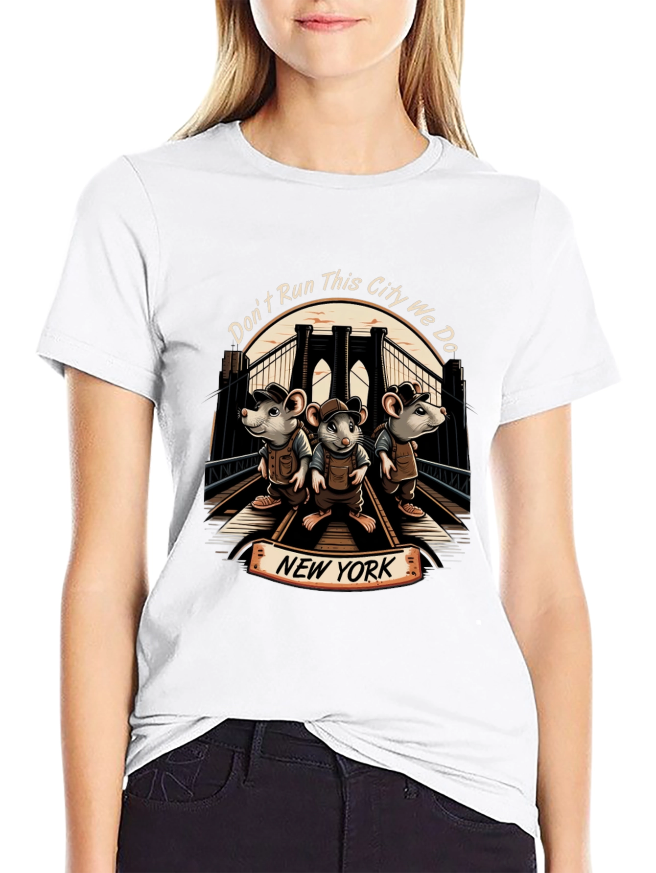 New York Rats Graphic T-Shirt