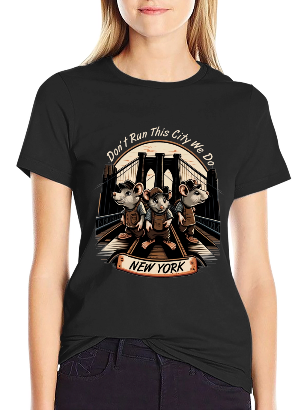 New York Rats Graphic T-Shirt