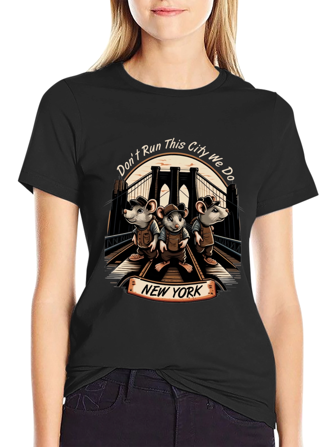 New York Rats Graphic T-Shirt