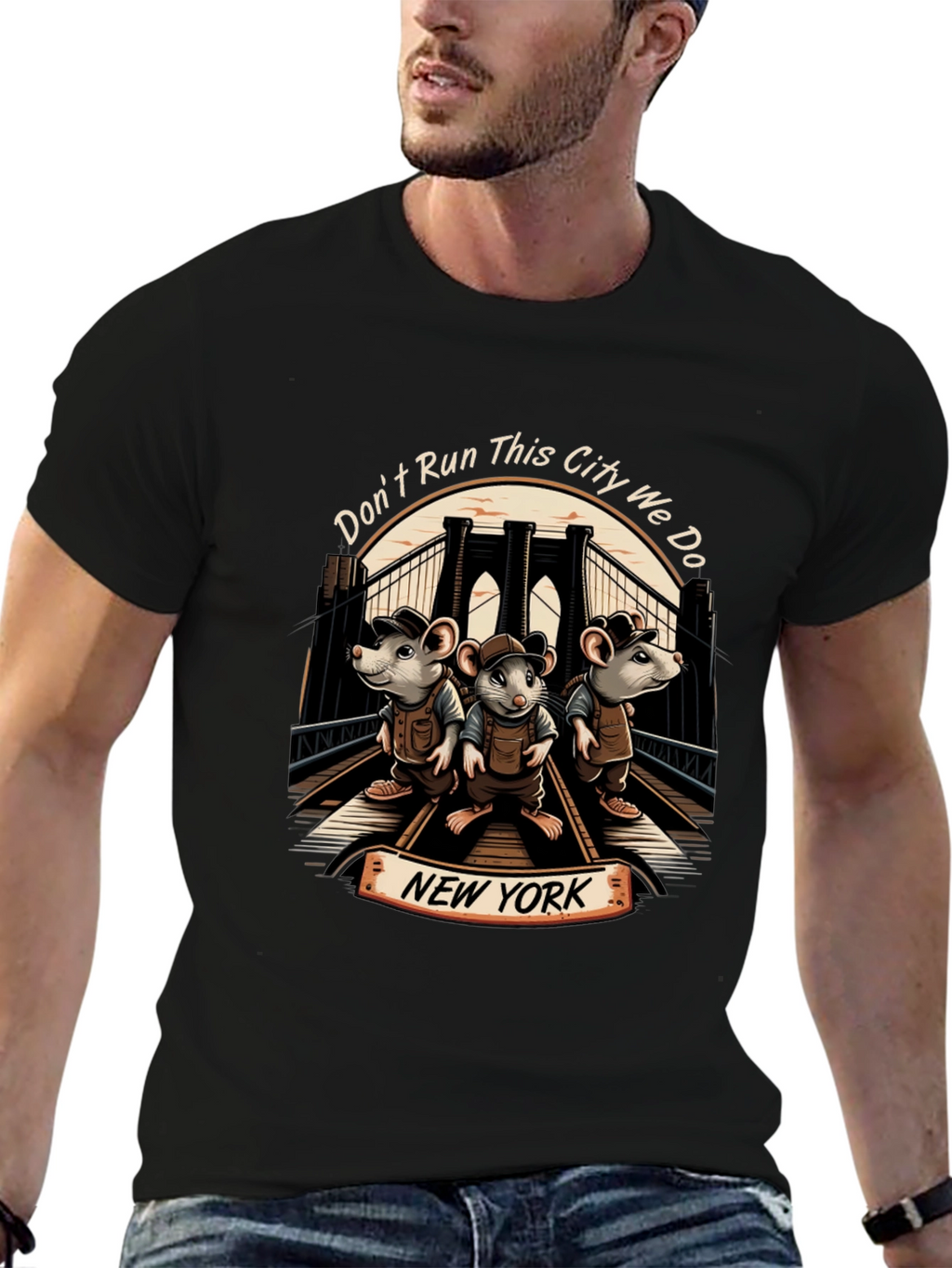 New York Rats Graphic T-Shirt