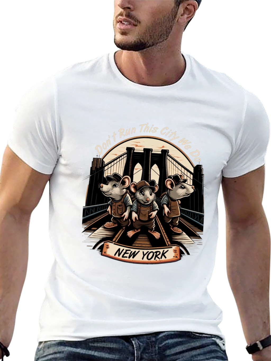 New York Rats Graphic T-Shirt