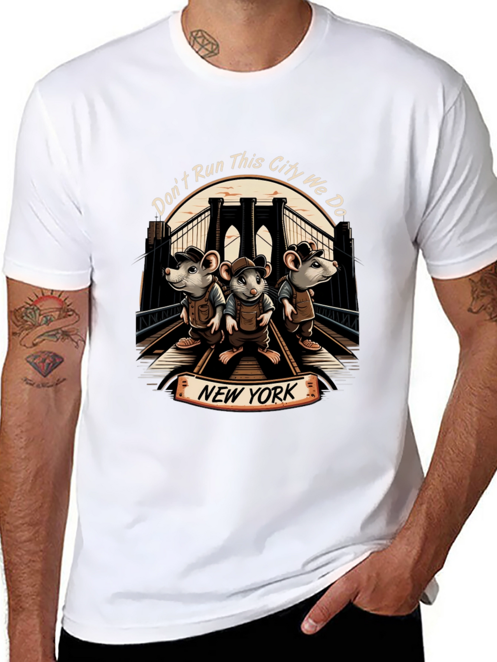 New York Rats Graphic T-Shirt