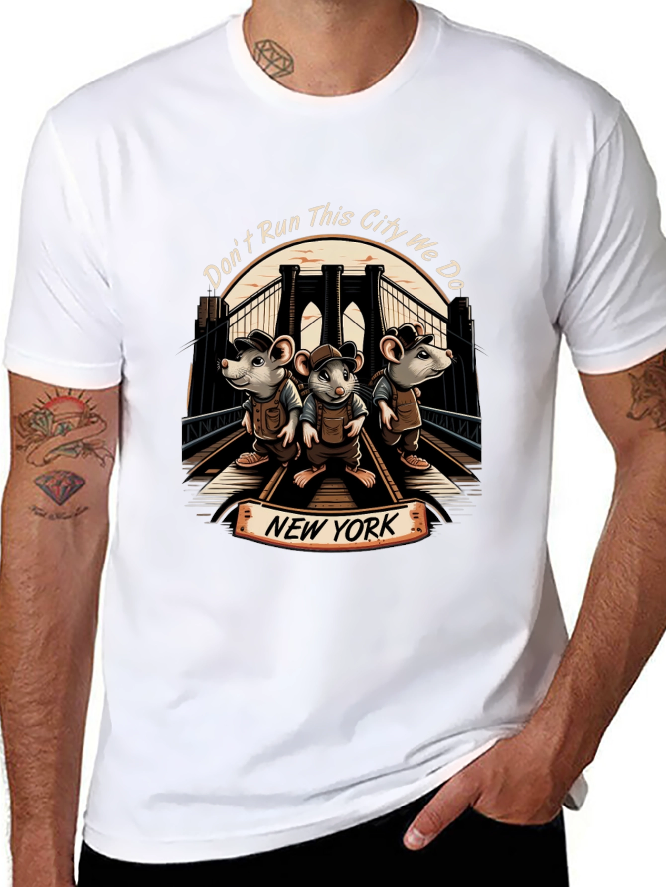 New York Rats Graphic T-Shirt