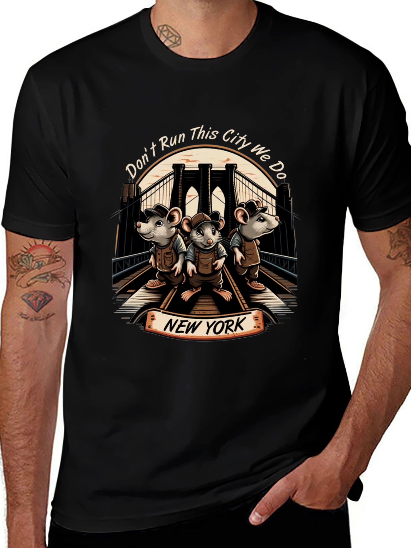 New York Rats Graphic T-Shirt