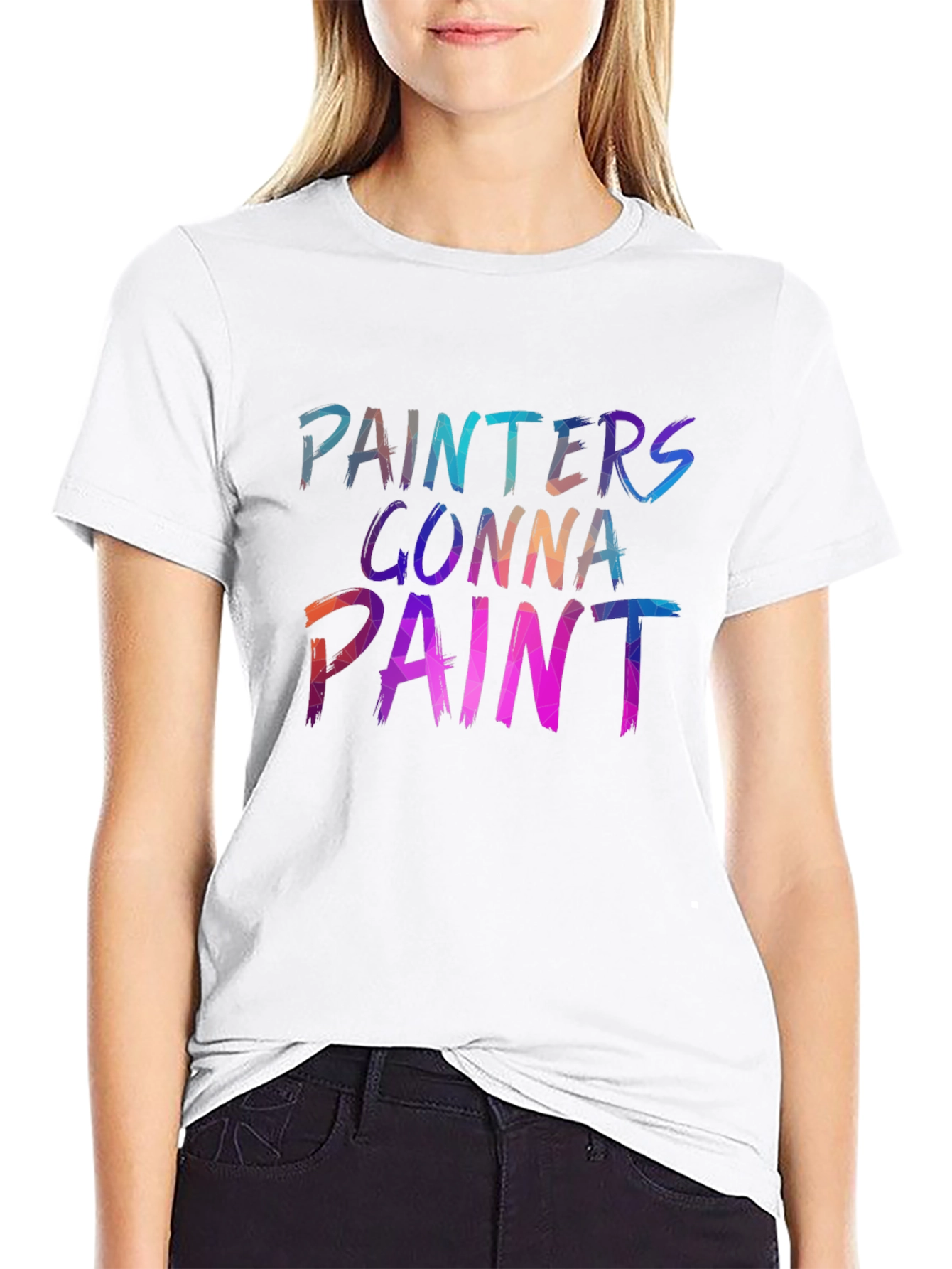 Painter Gonna Paint Black Graphic Tee
