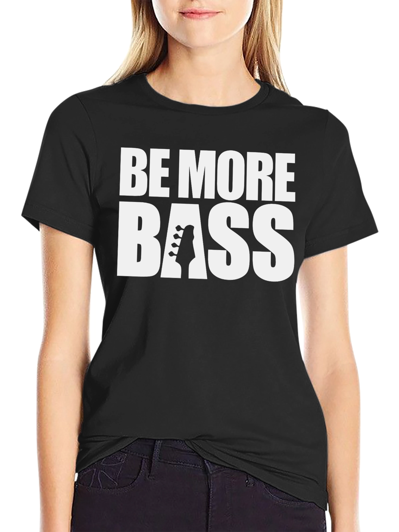 Be More Bass T-Shirt | Bass Guitar Music Shirt