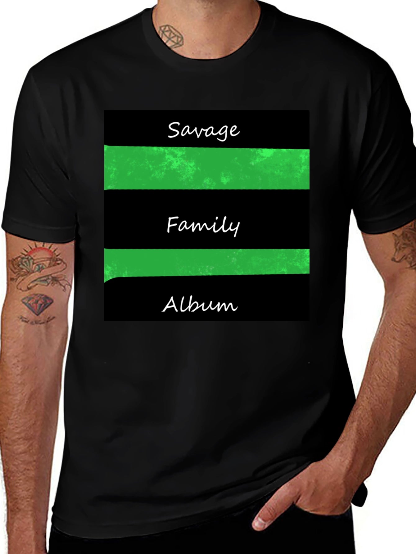 Savage Family Album Graphic Tee