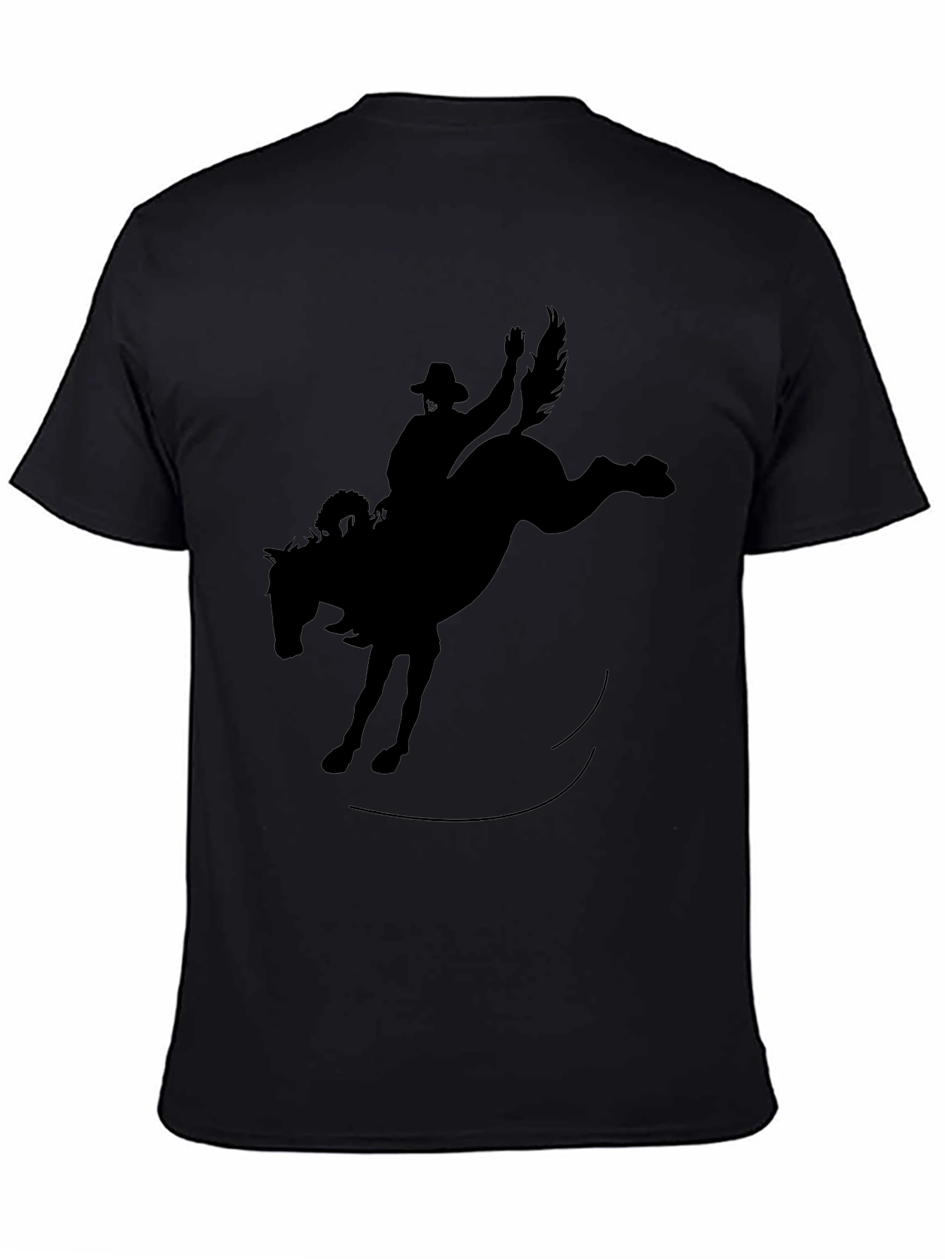 Black Rodeo Cowboy Graphic Tee