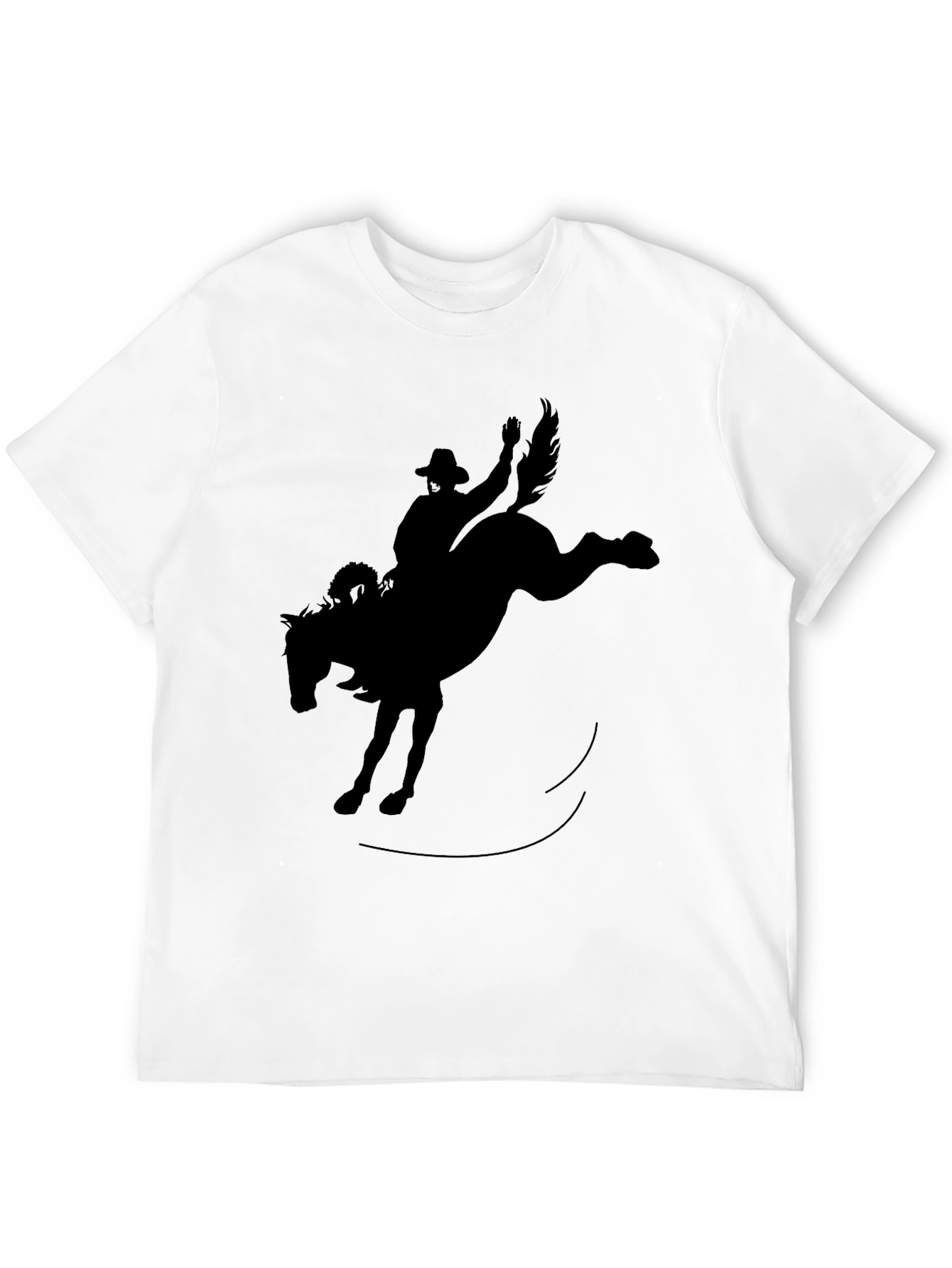 Black Rodeo Cowboy Graphic Tee