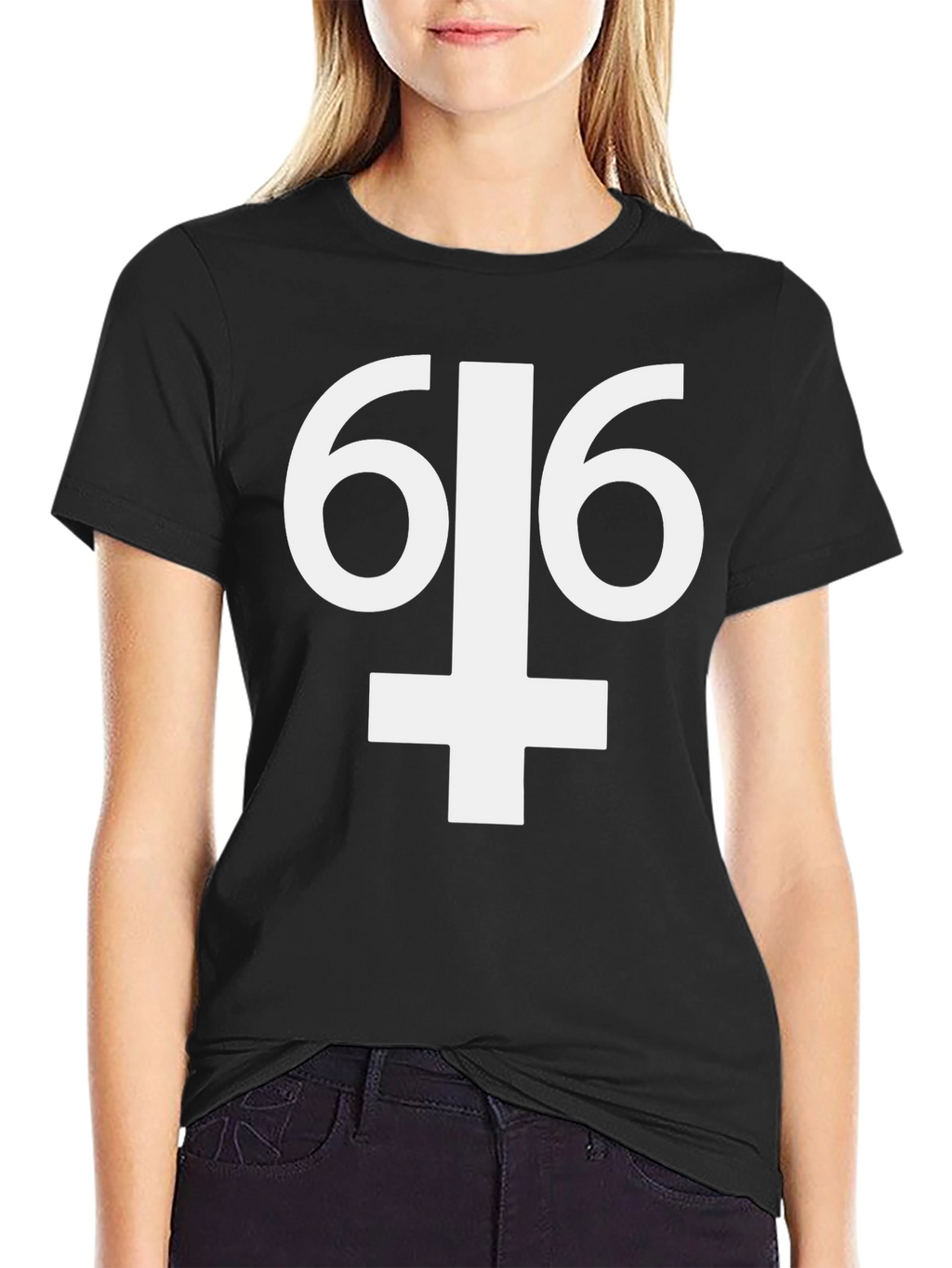 616 Upside Down Cross T-Shirt