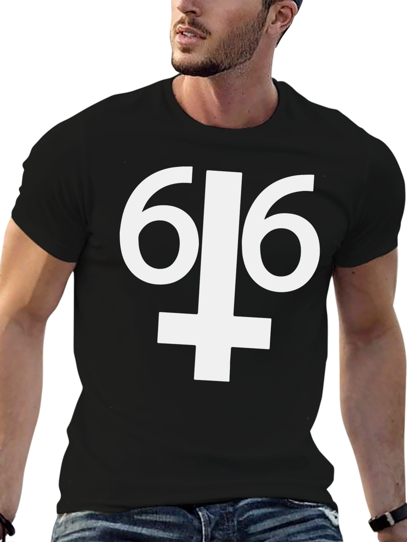 616 Upside Down Cross T-Shirt