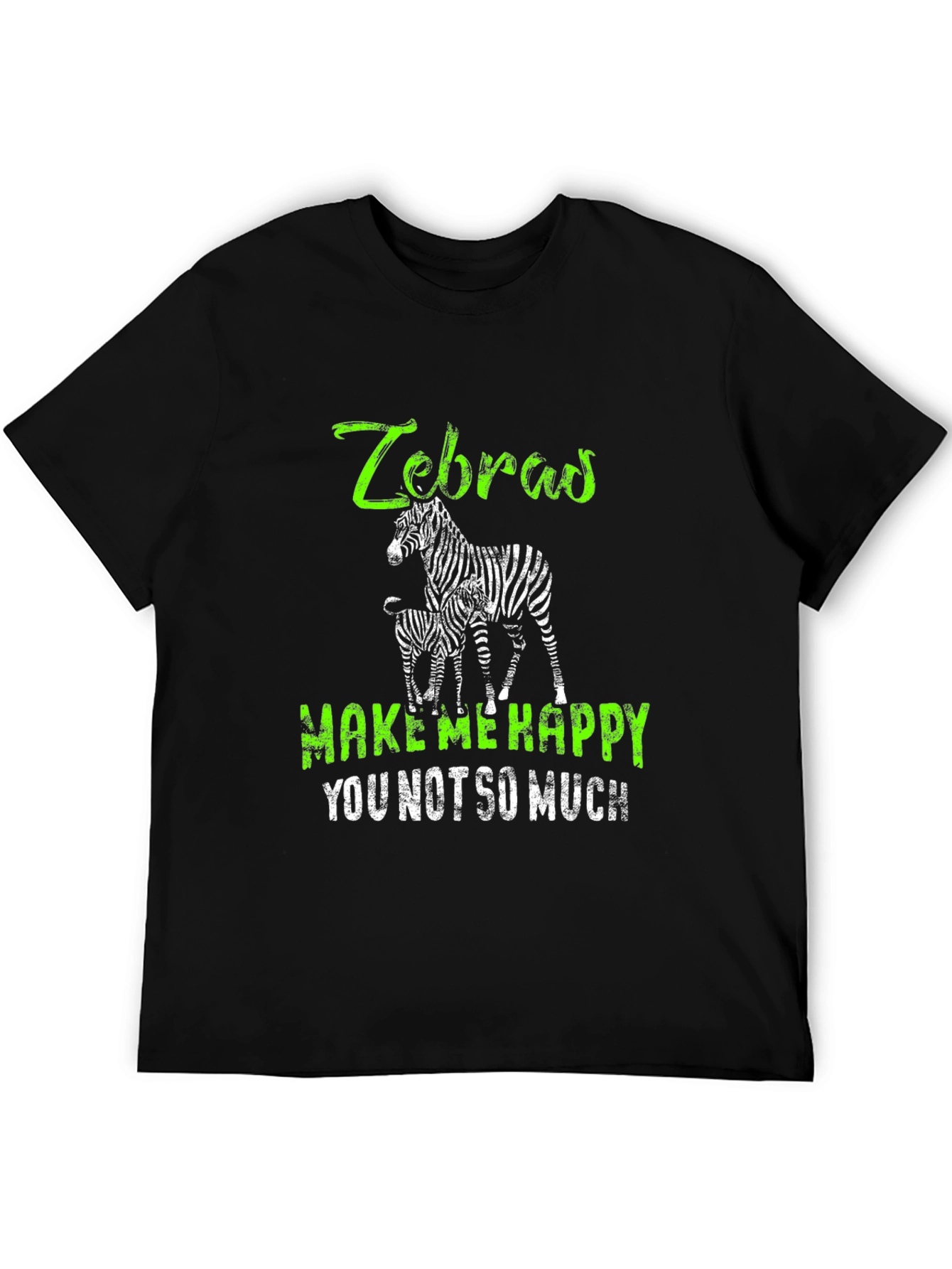 Zebras Make Me Happy T-Shirt