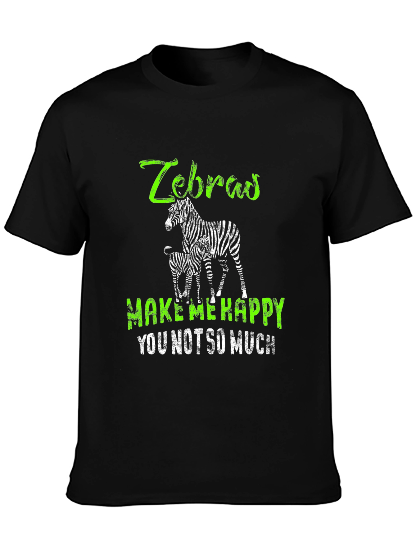 Zebras Make Me Happy T-Shirt