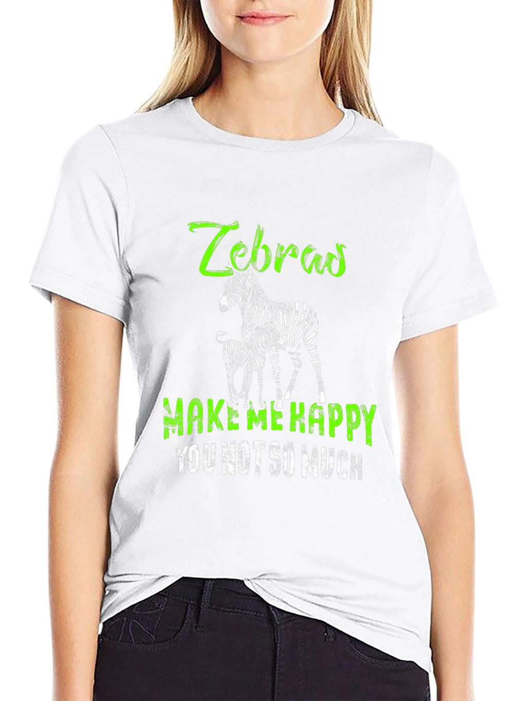 Zebras Make Me Happy T-Shirt