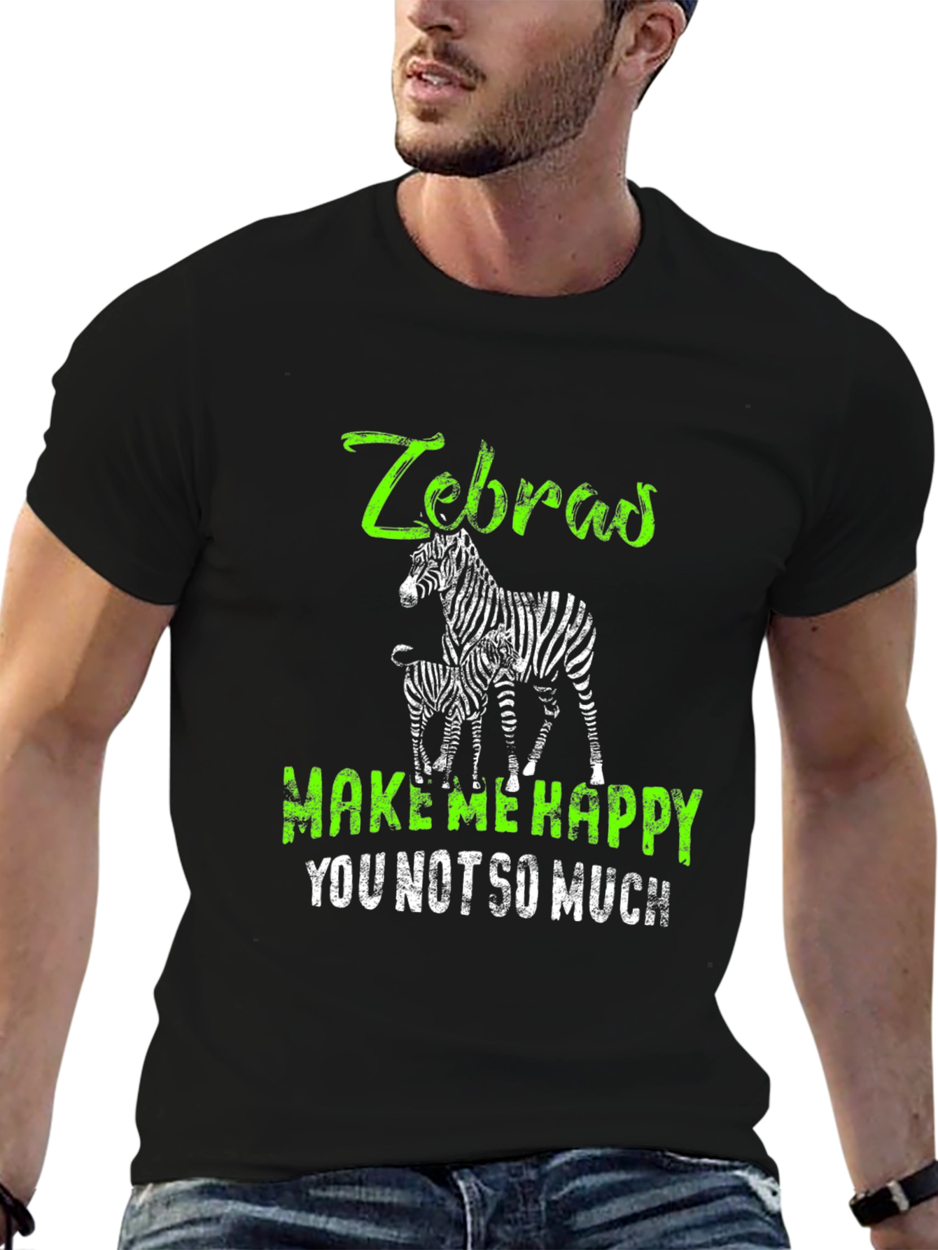 Zebras Make Me Happy T-Shirt