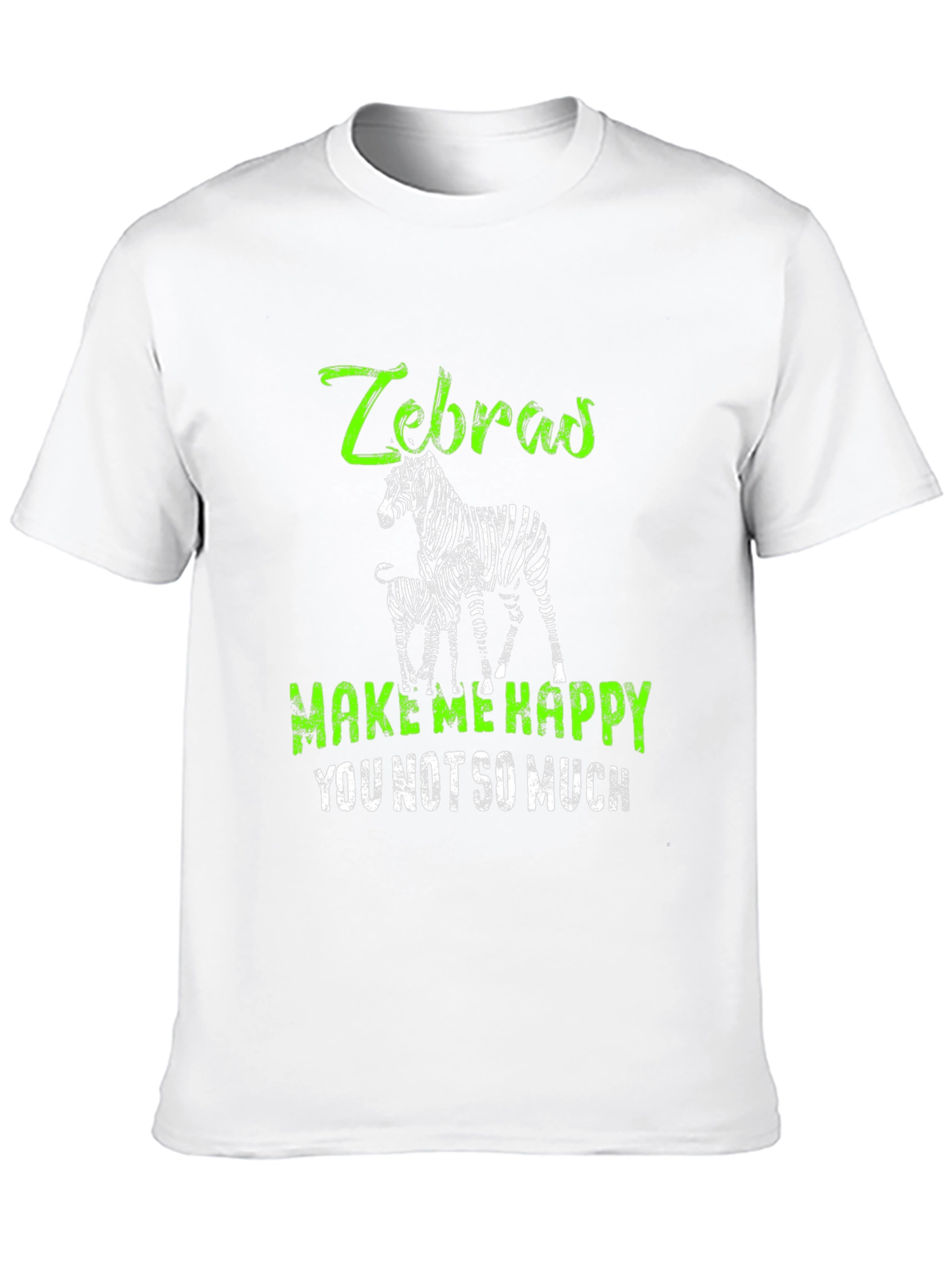 Zebras Make Me Happy T-Shirt