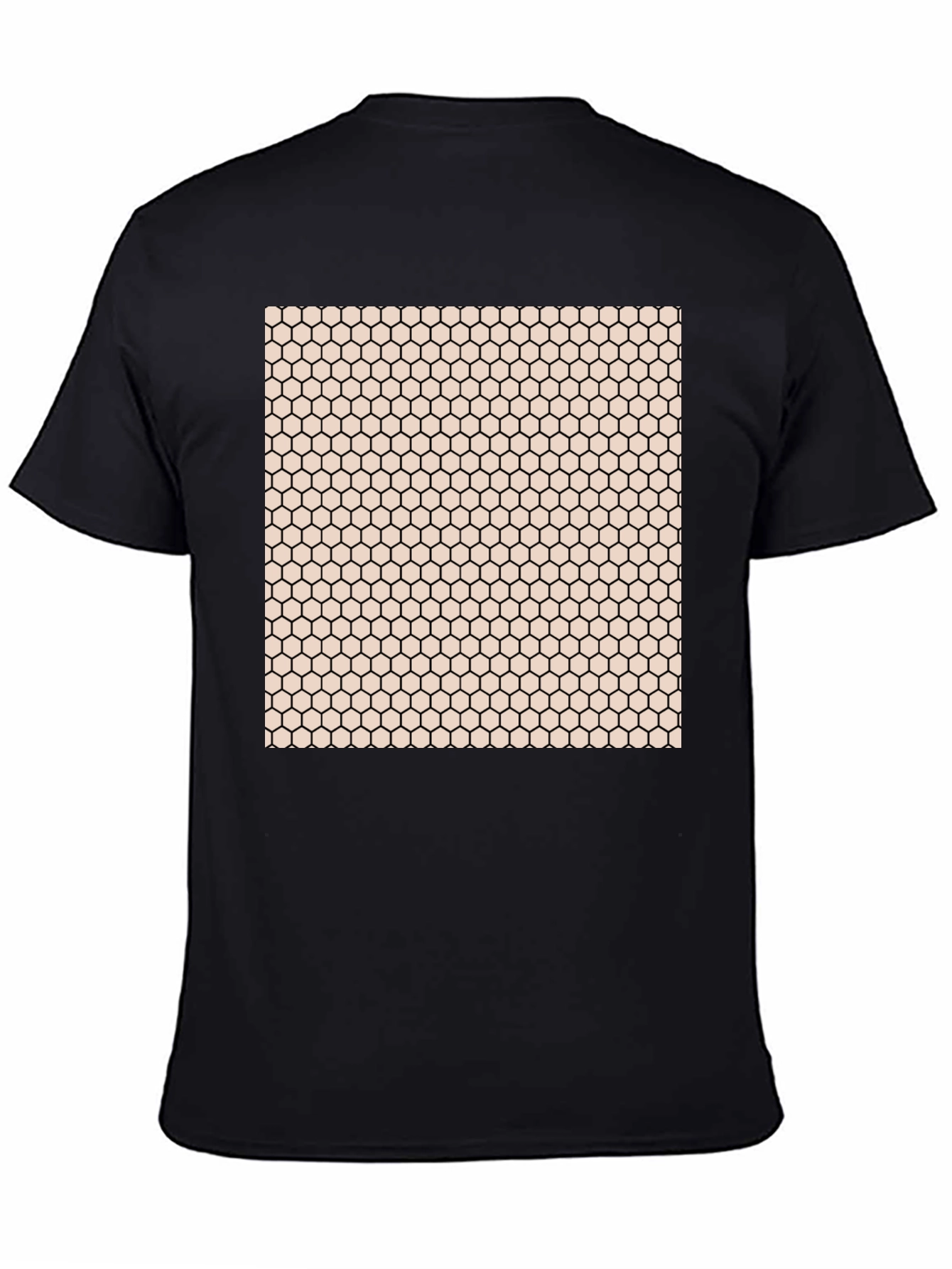 Geometric Honeycomb Pattern T-Shirt