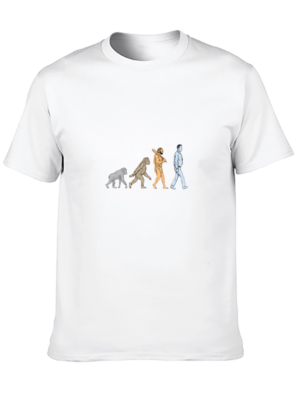 Evolution of Man T-Shirt - Novelty Graphic Tee