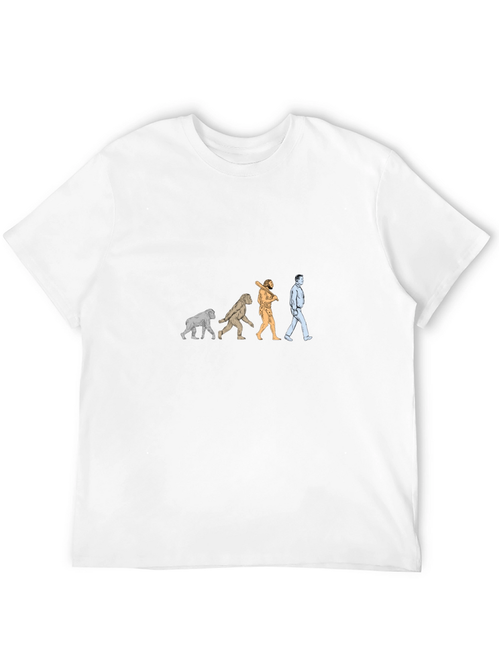 Evolution of Man T-Shirt - Novelty Graphic Tee