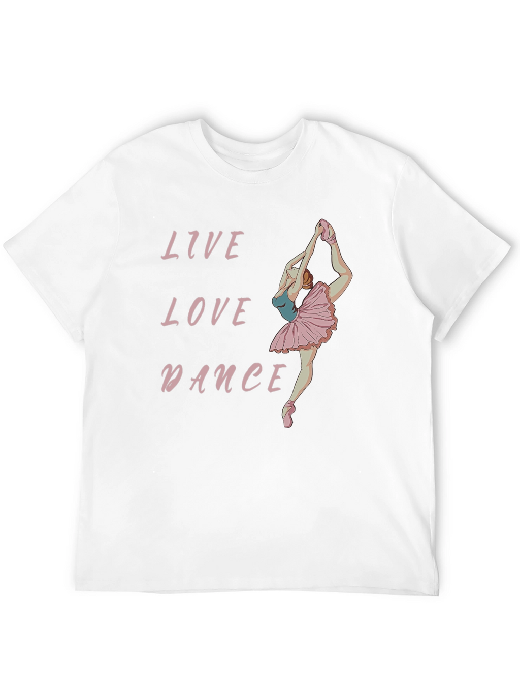Live Love Dance Black Graphic Tee