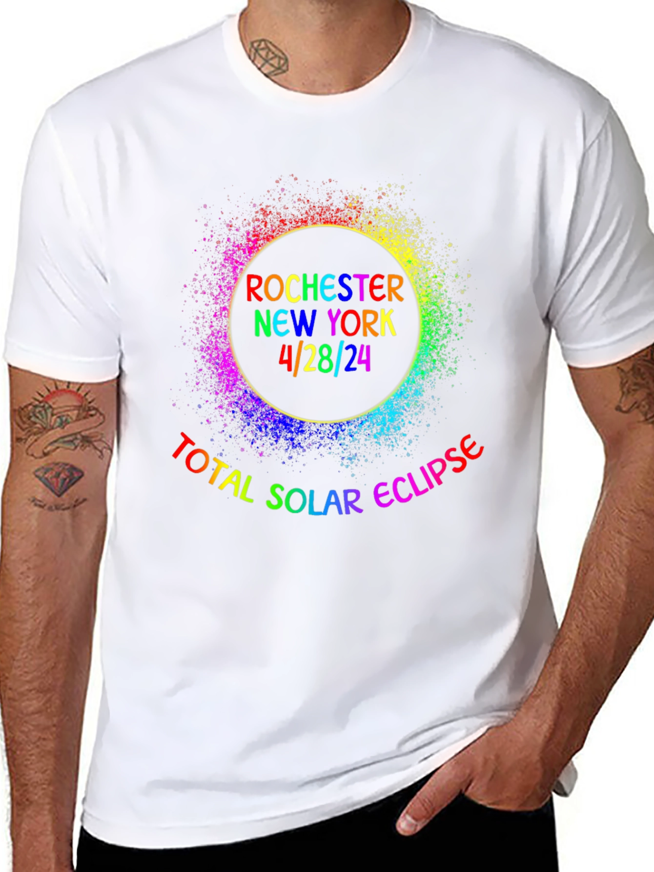 Rochester New York Total Solar Eclipse T-Shirt 4/28/24