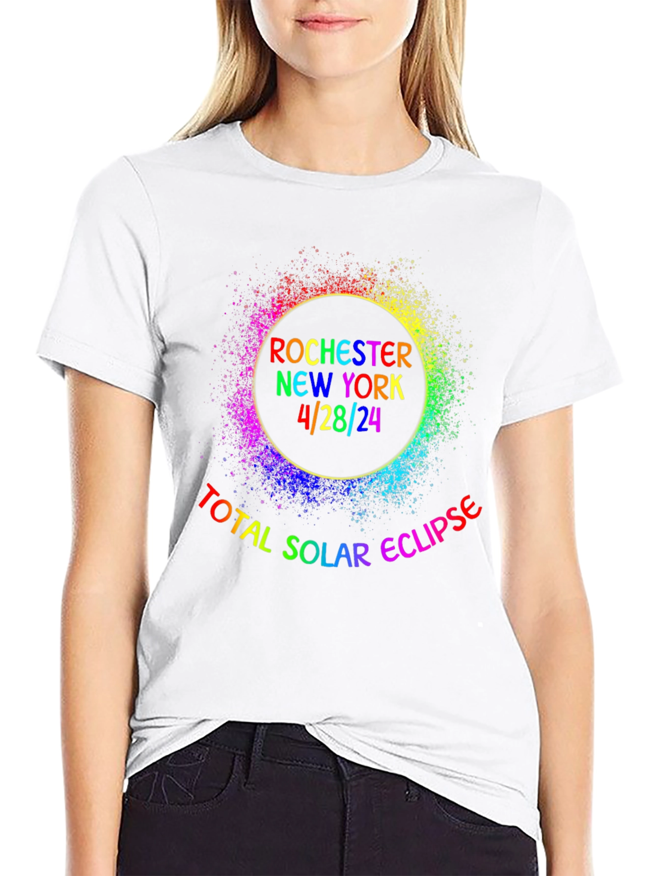 Rochester New York Total Solar Eclipse T-Shirt 4/28/24