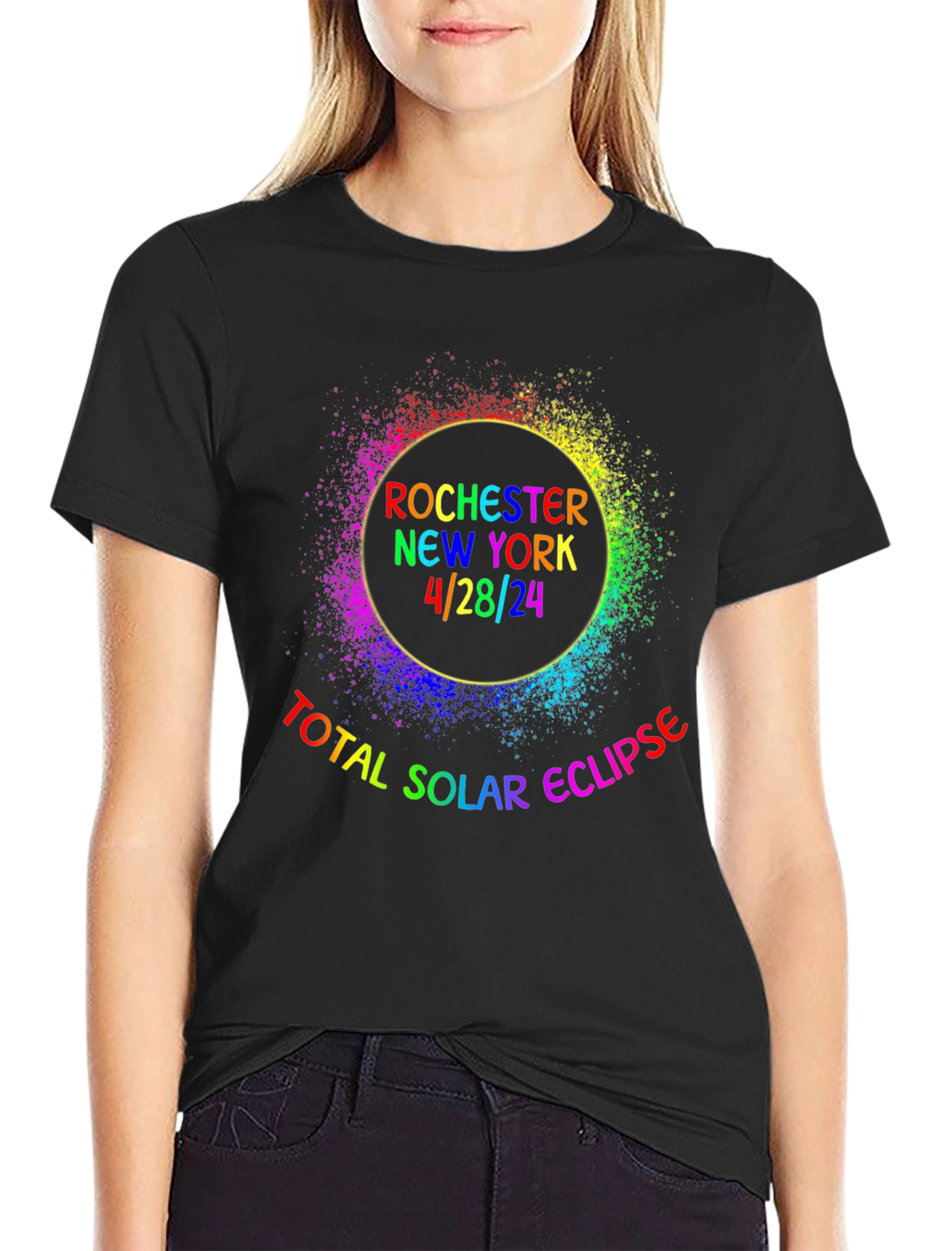 Rochester New York Total Solar Eclipse T-Shirt 4/28/24