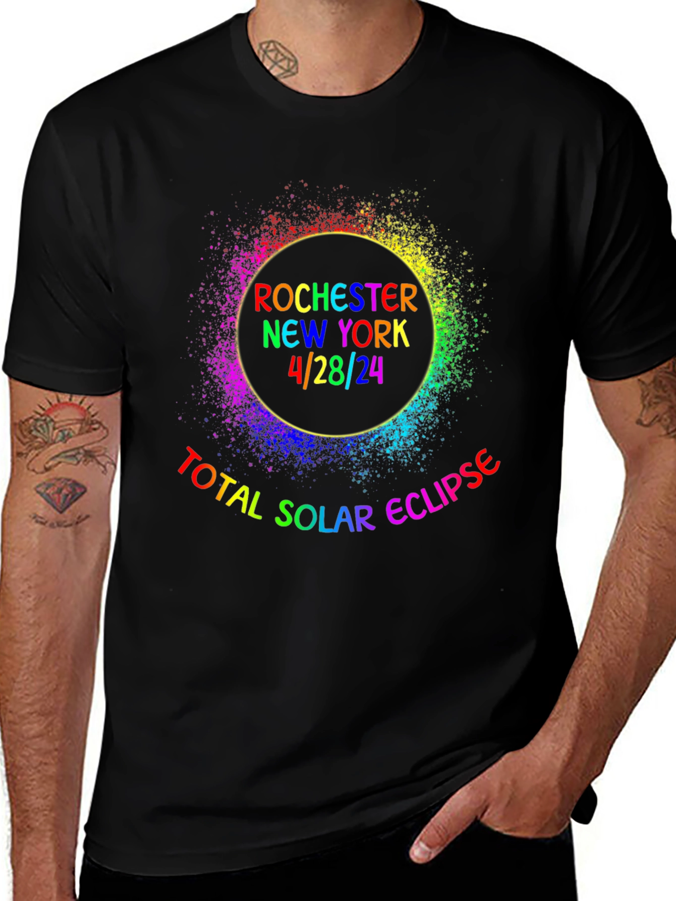Rochester New York Total Solar Eclipse T-Shirt 4/28/24