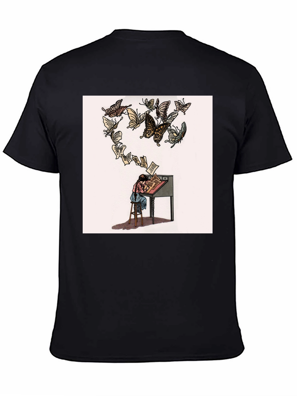 Butterfly Pages Graphic T-Shirt