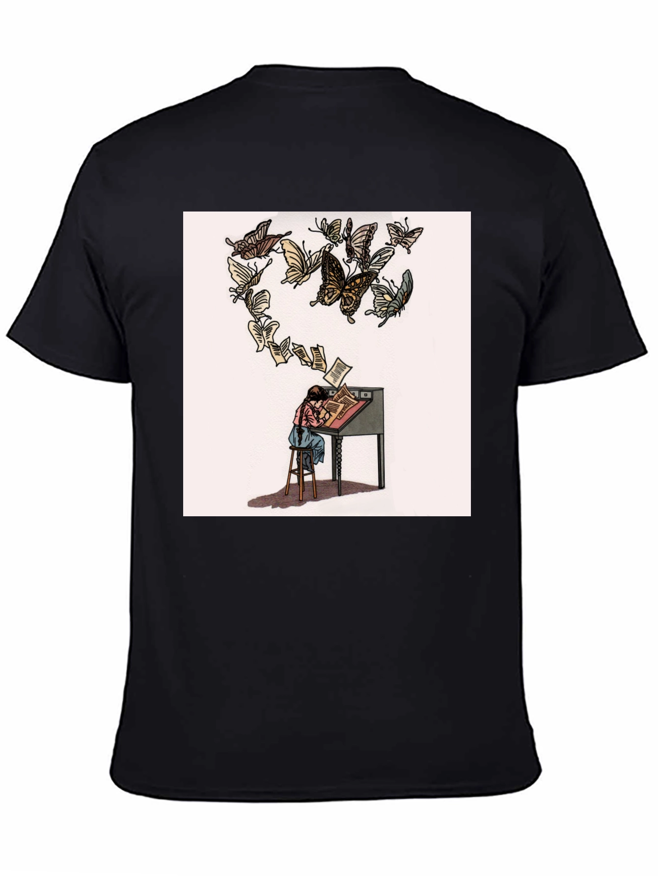 Butterfly Pages Graphic T-Shirt