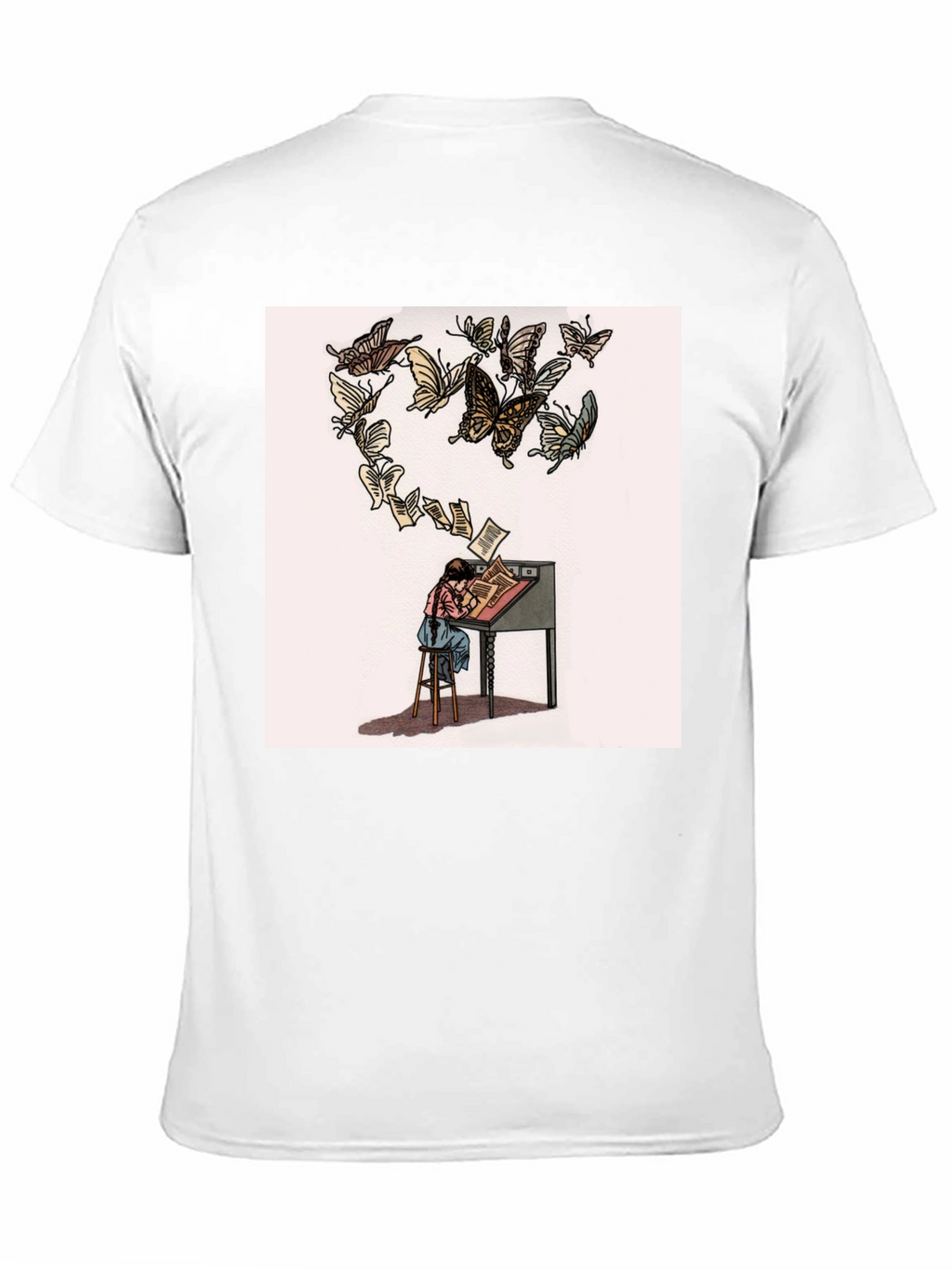 Butterfly Pages Graphic T-Shirt
