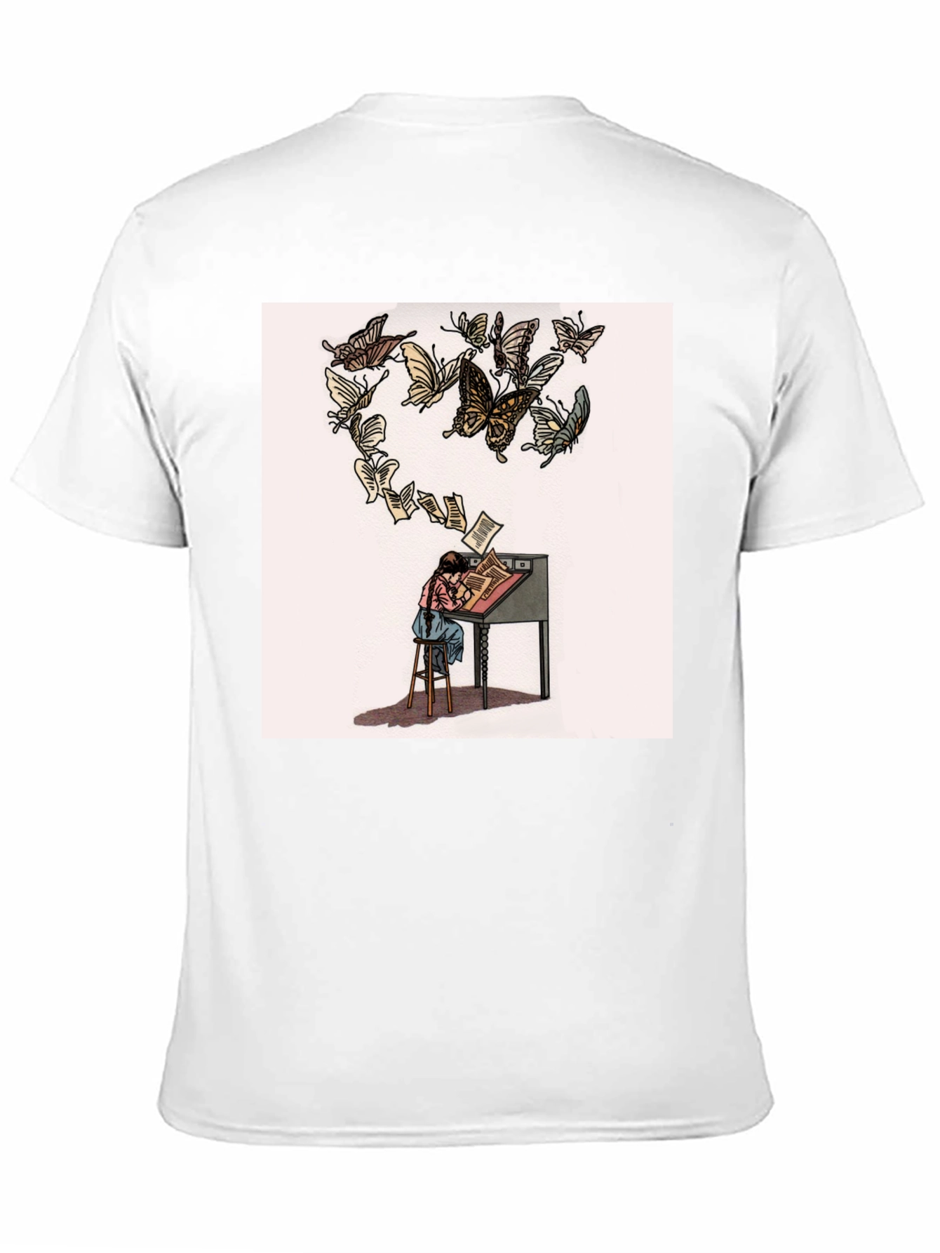 Butterfly Pages Graphic T-Shirt