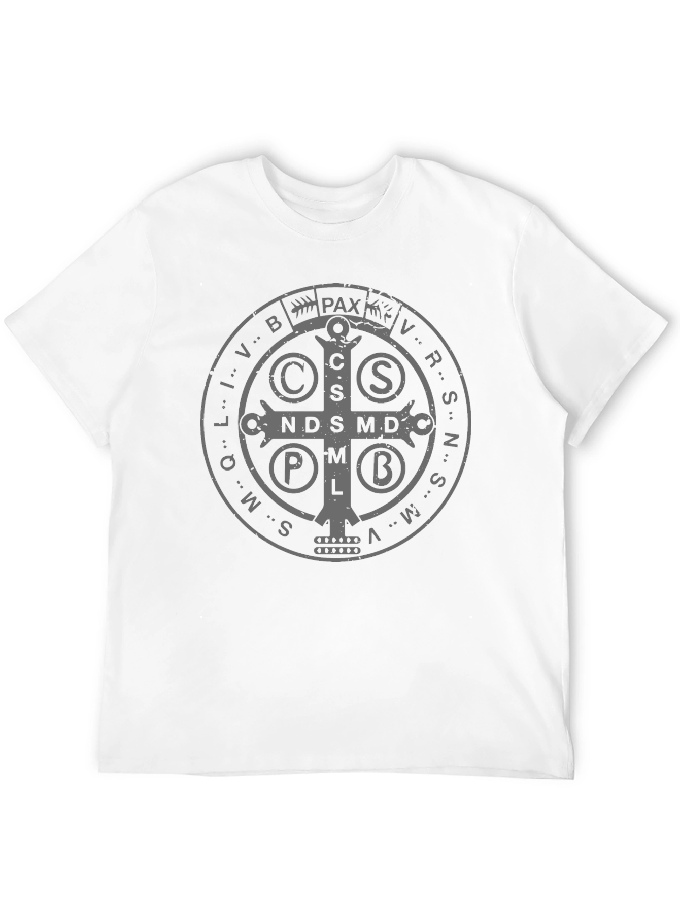 Benedictine Cross Black T-Shirt