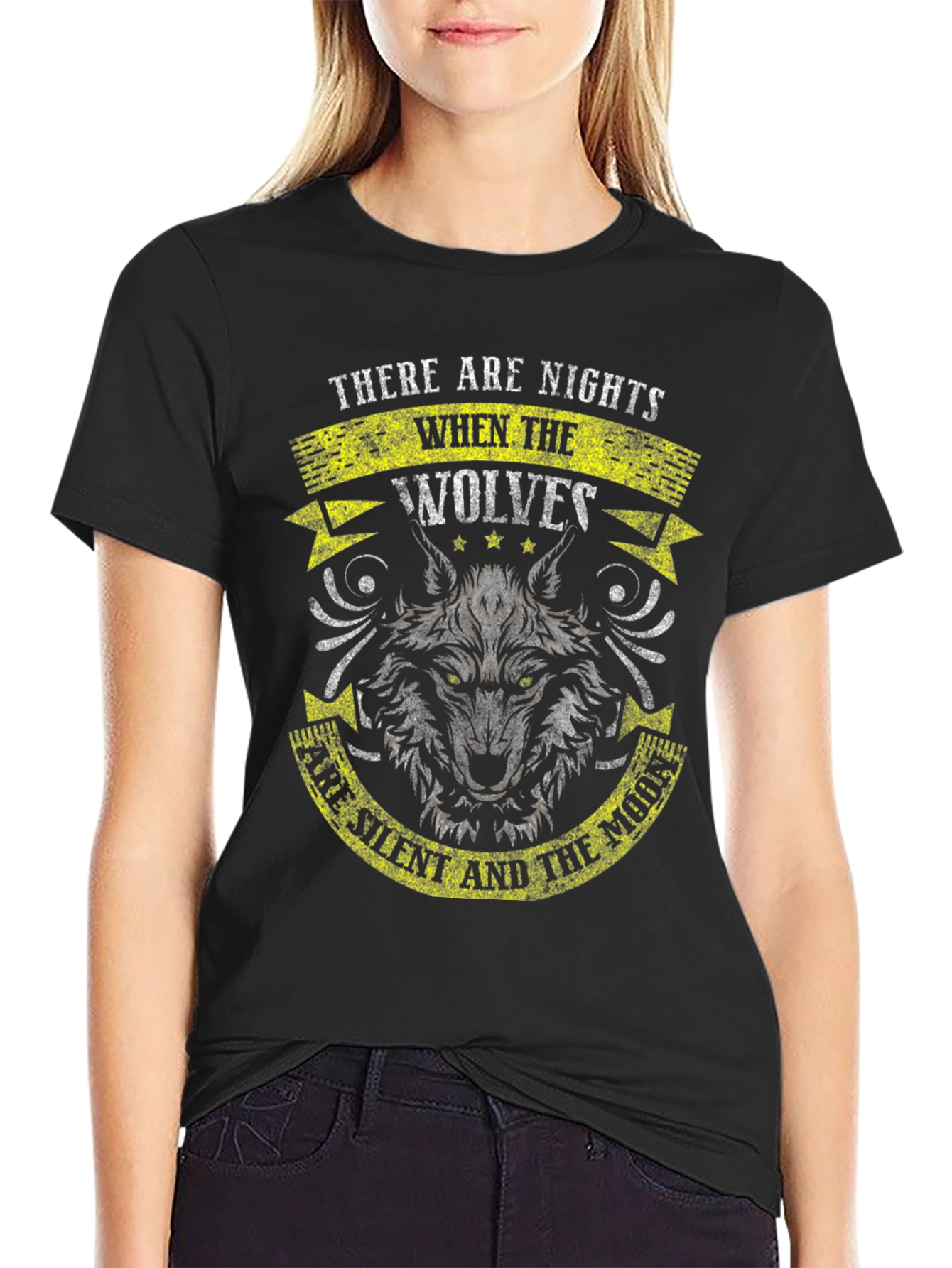 Wolves Silent Moon T-Shirt