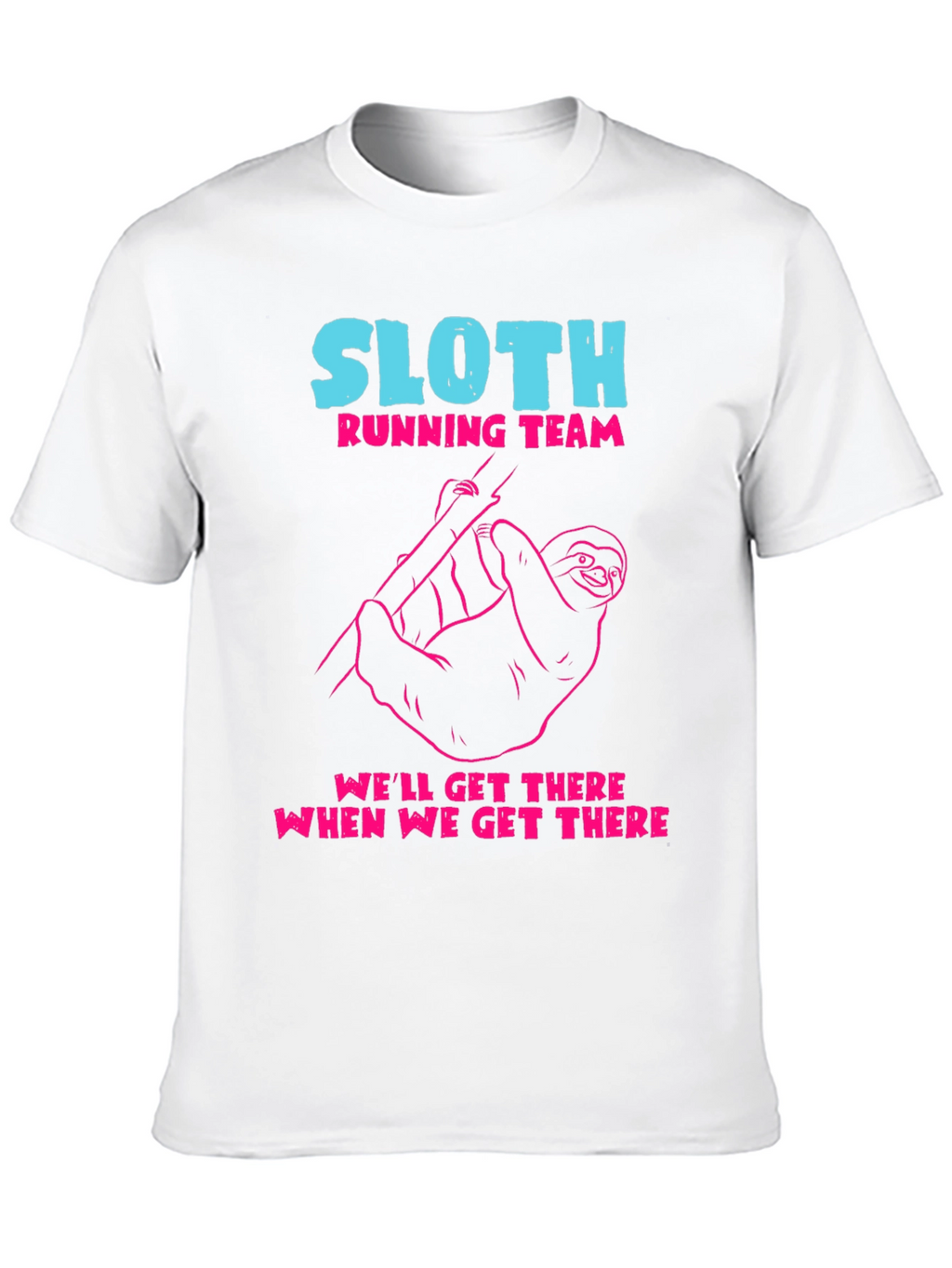 Sloth Running Team Graphic Tee