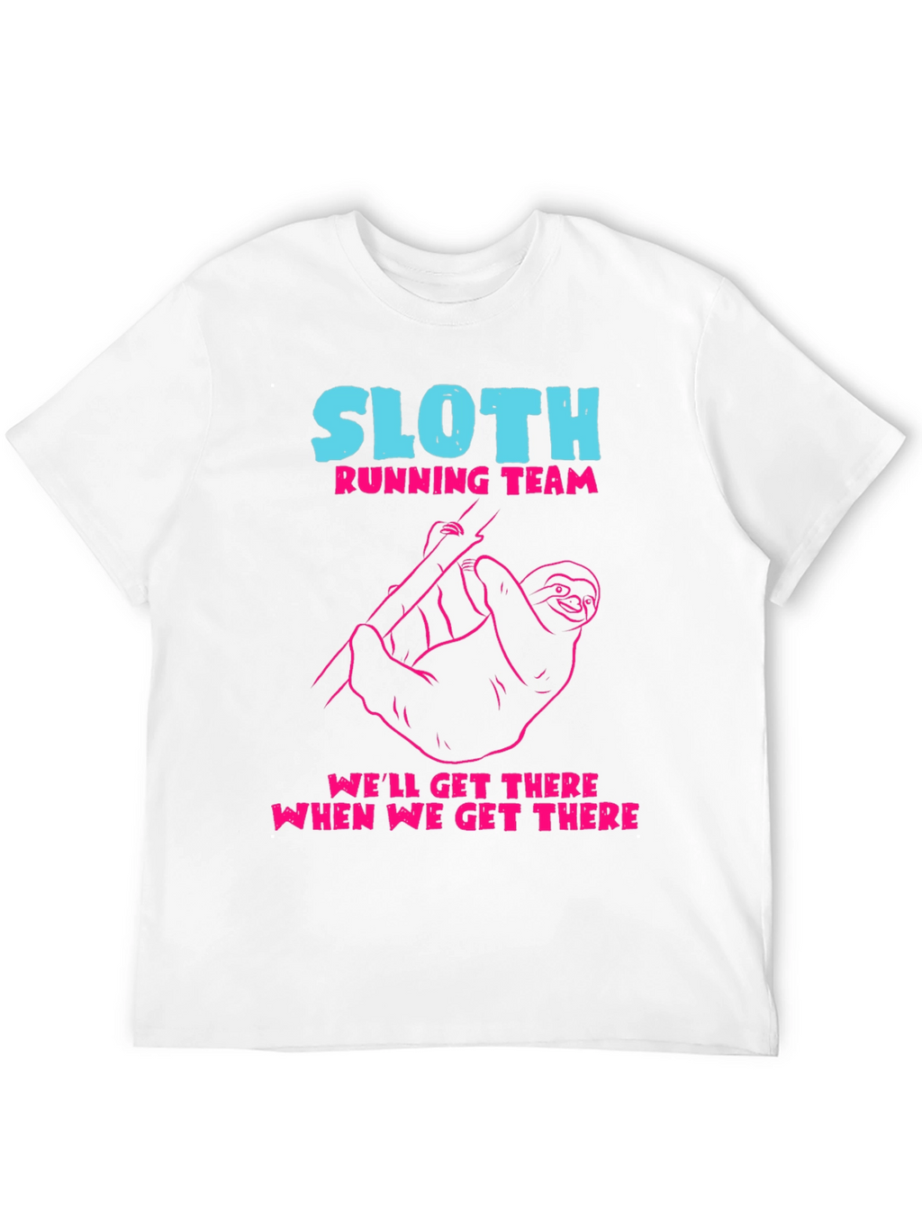 Sloth Running Team Graphic Tee