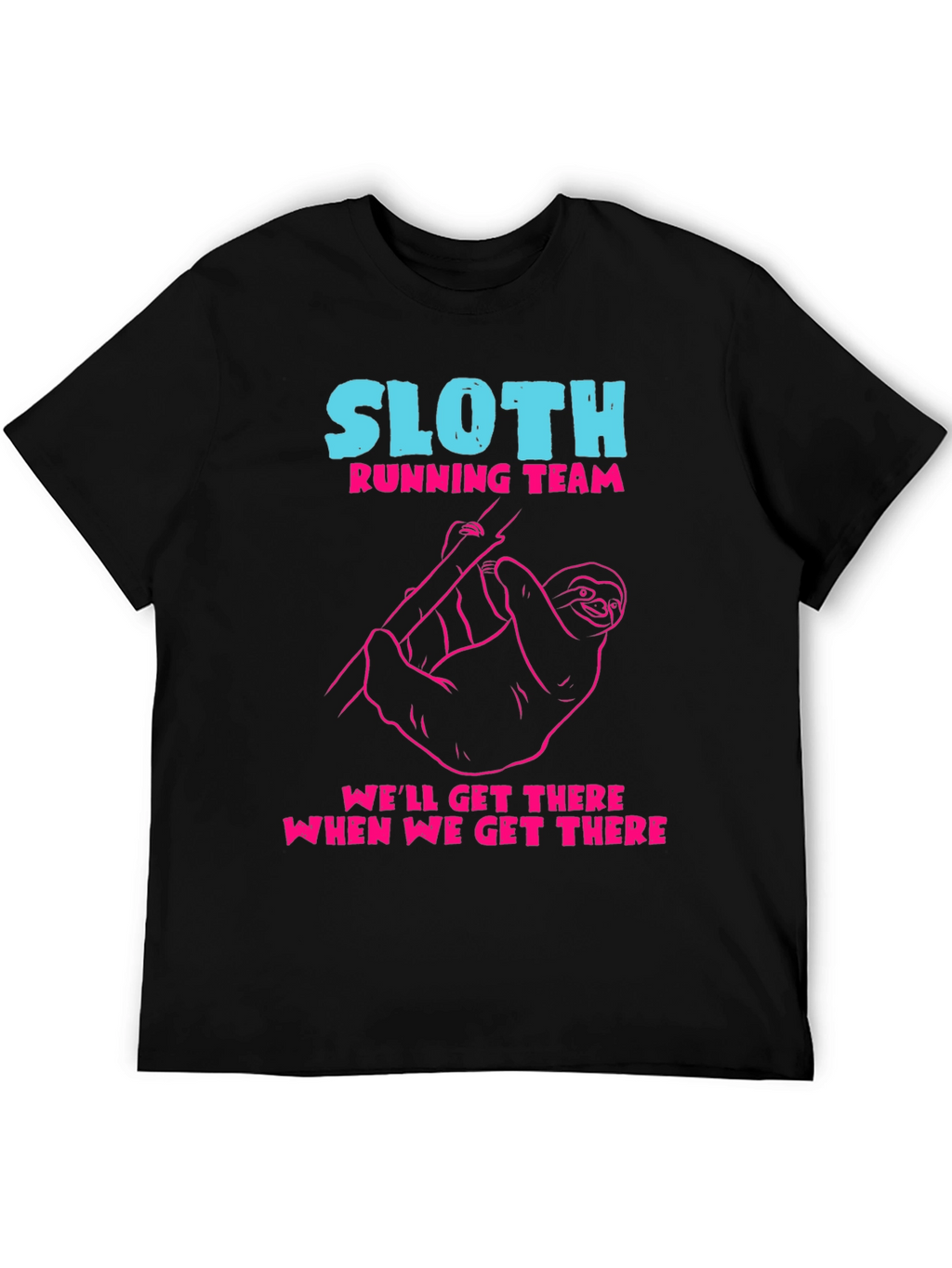 Sloth Running Team Graphic Tee