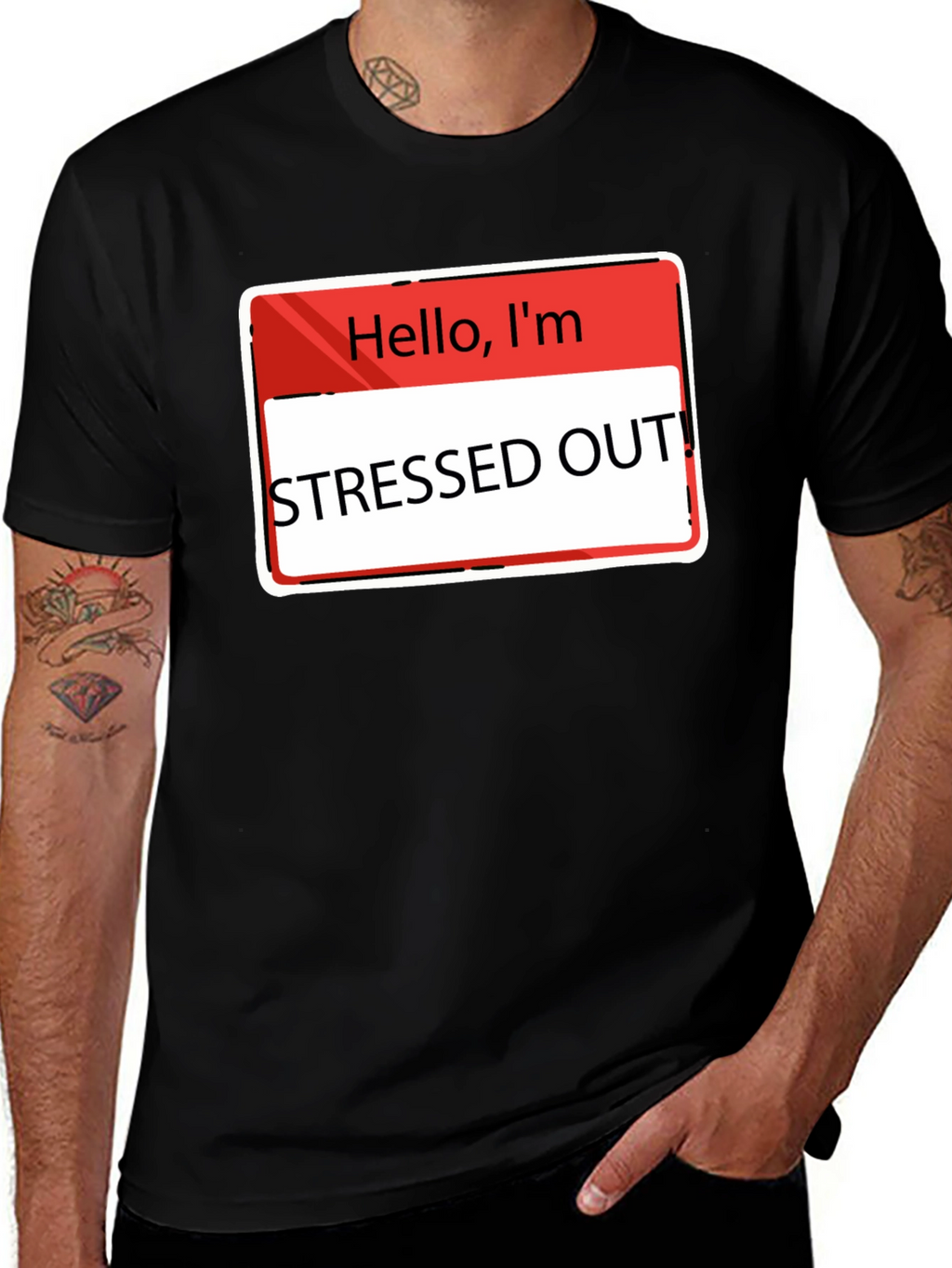Stressed Out T-Shirt - Funny Slogan Tee