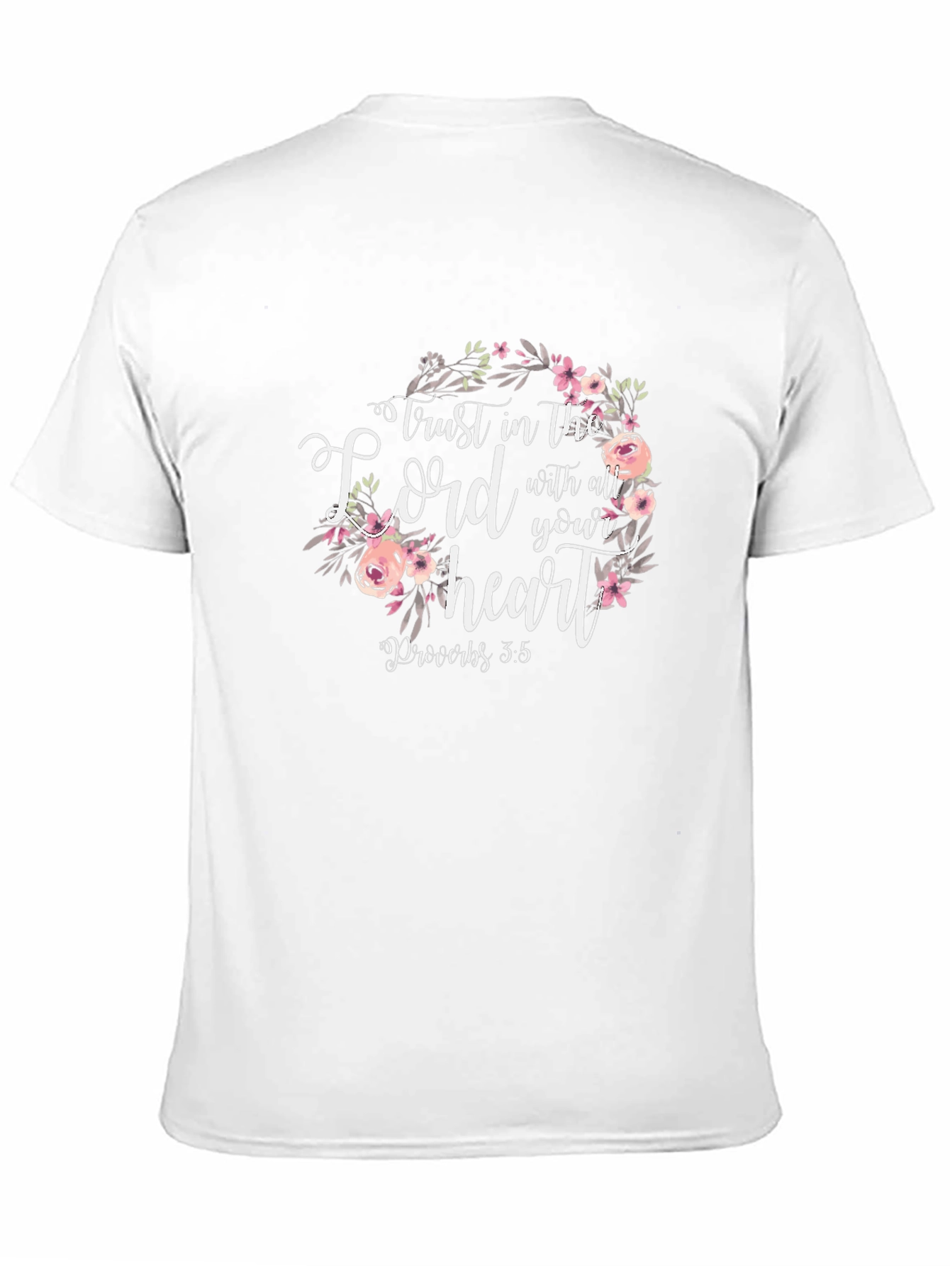 Trust in the Lord Floral Graphic T-Shirt