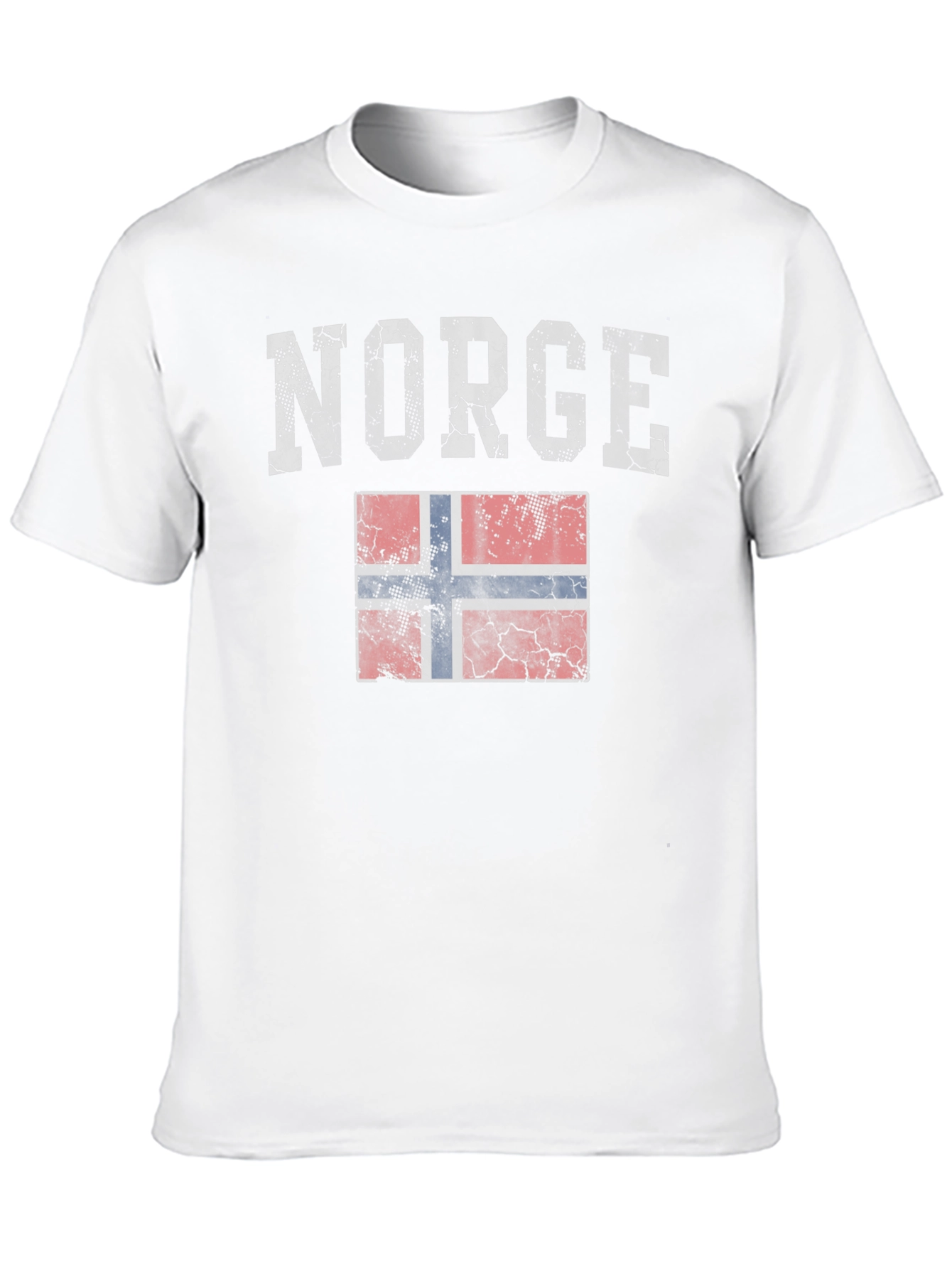 Norway Flag T-Shirt - Distressed Norge Tee