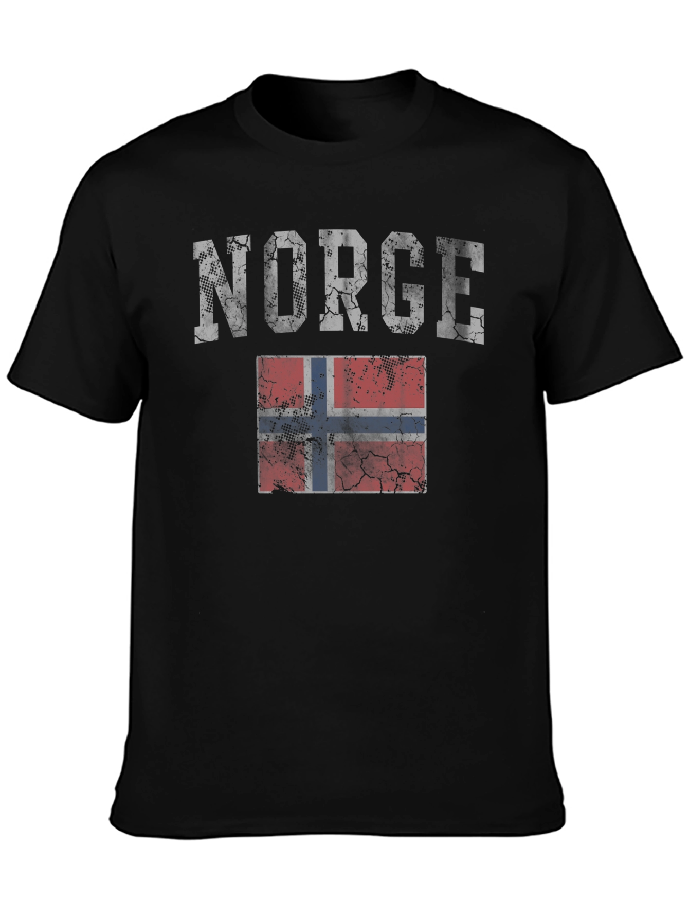 Norway Flag T-Shirt - Distressed Norge Tee