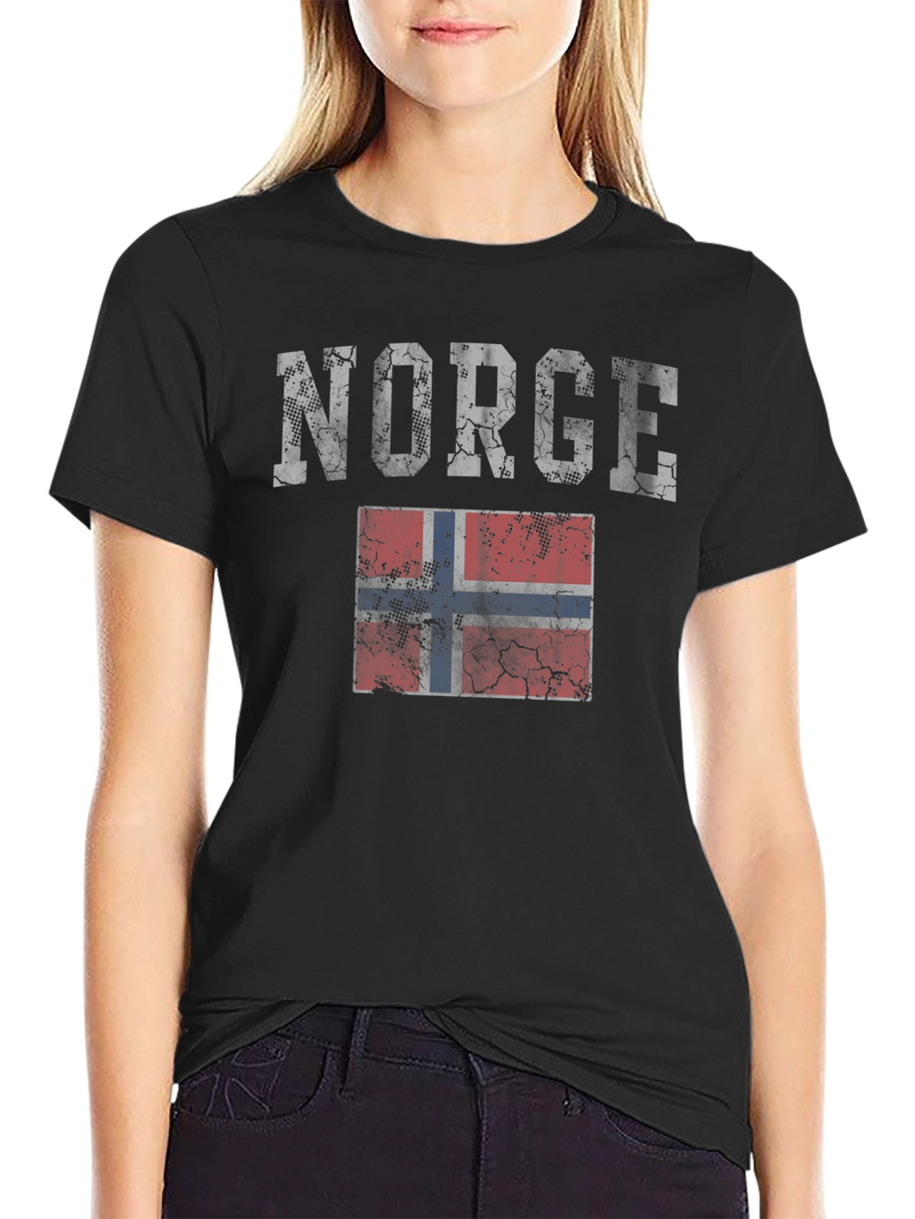 Norway Flag T-Shirt - Distressed Norge Tee