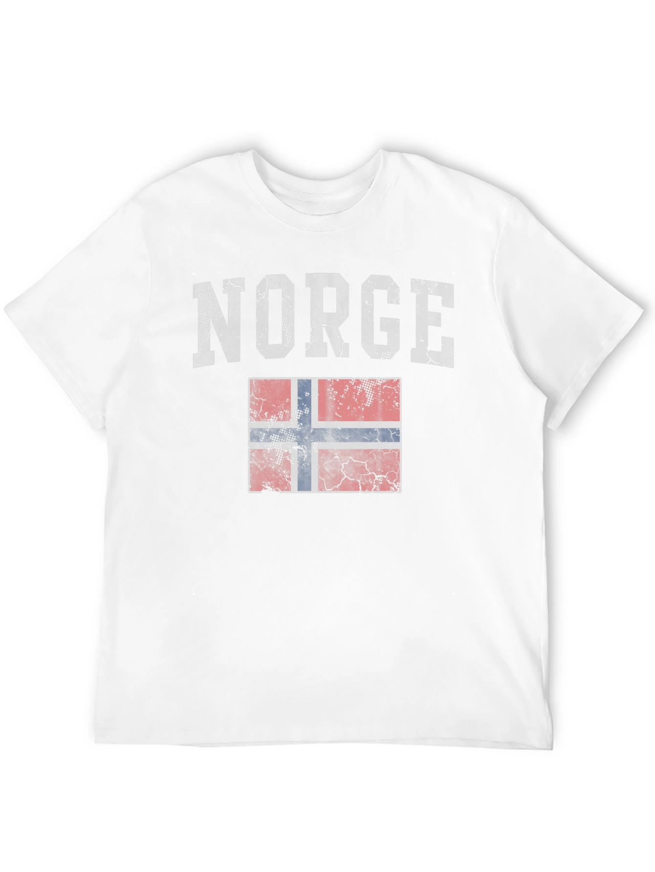 Norway Flag T-Shirt - Distressed Norge Tee